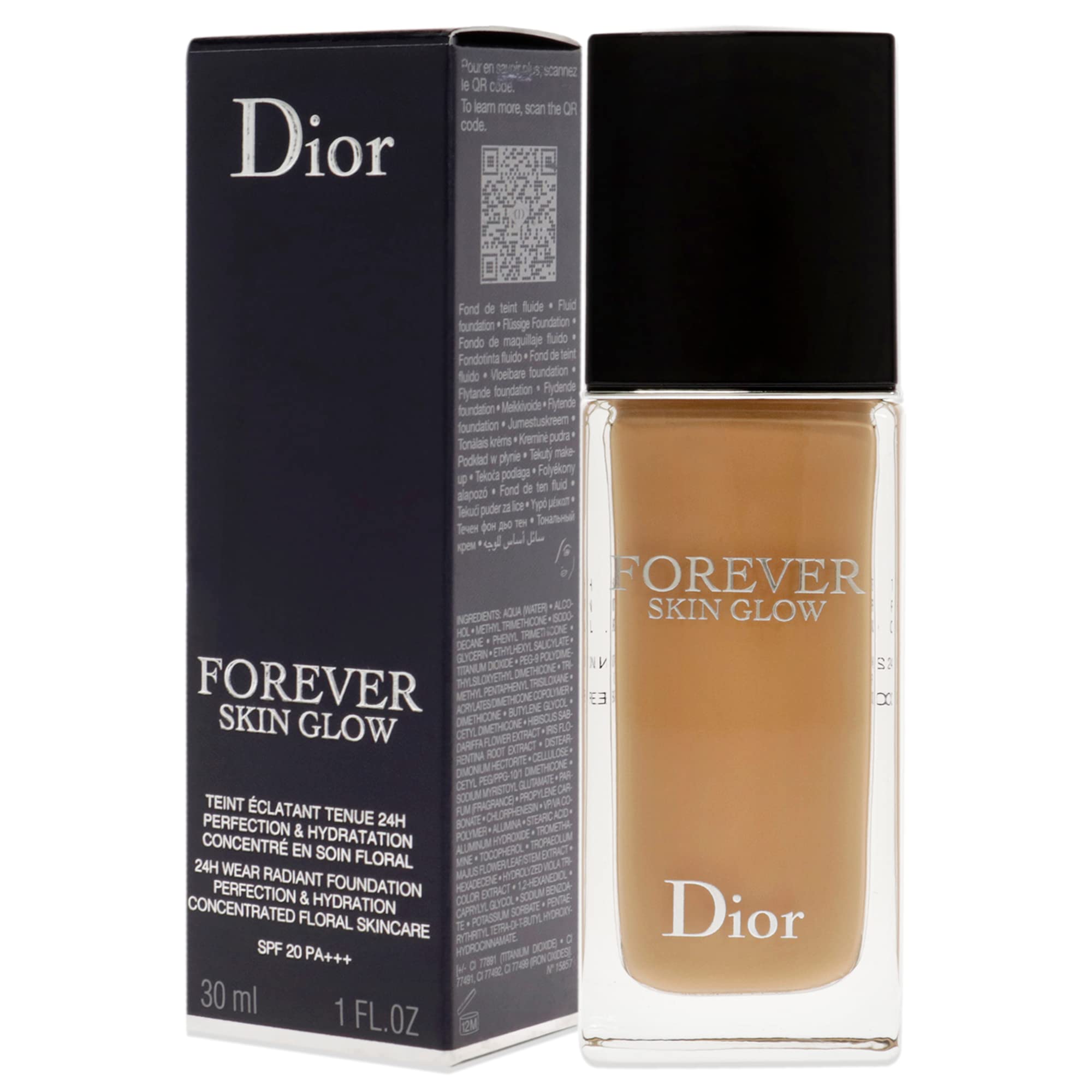 Foto 5 pulgar | Base Dior Dior Forever Skin Glow Spf 20-4n 30 Ml - Venta Internacional.