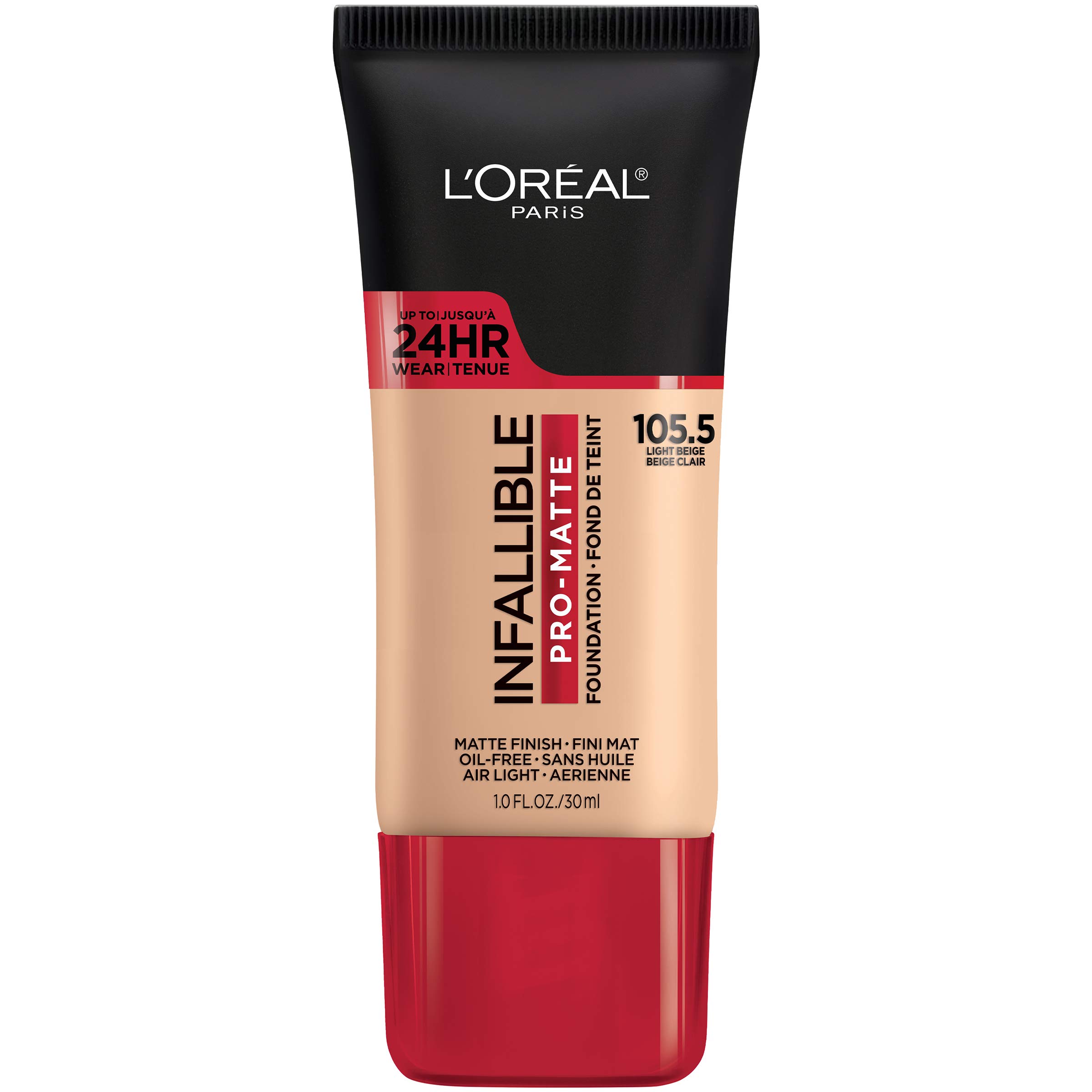 Base De Maquillaje L'oreal Paris Infallible Pro-matte, Color Beige Claro, 30 Ml - Venta Internacional.