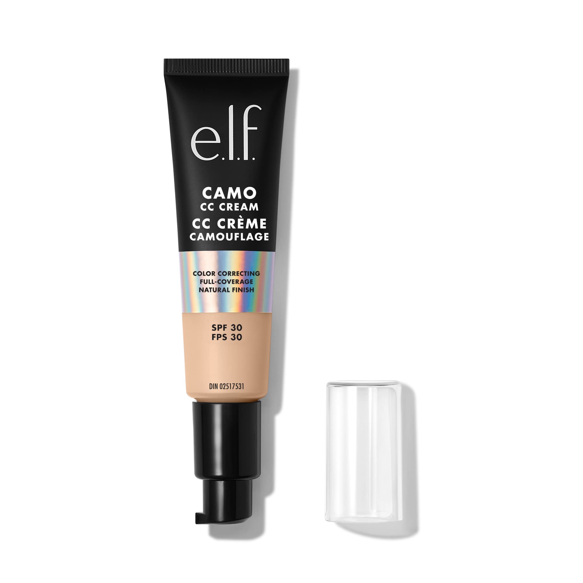 Cc Cream E.l.f. Hydrating Camo, Corrector De Color, Spf30, 30 Ml - Venta Internacional.