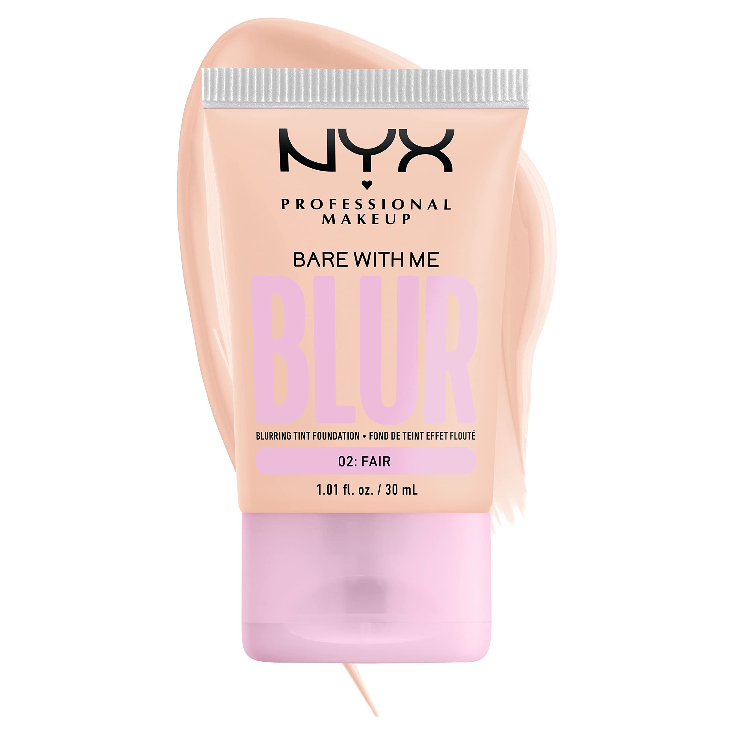 Foto 8 pulgar | Base Nyx Professional Makeup Bare With Me Blur Skin Tint - Venta Internacional.
