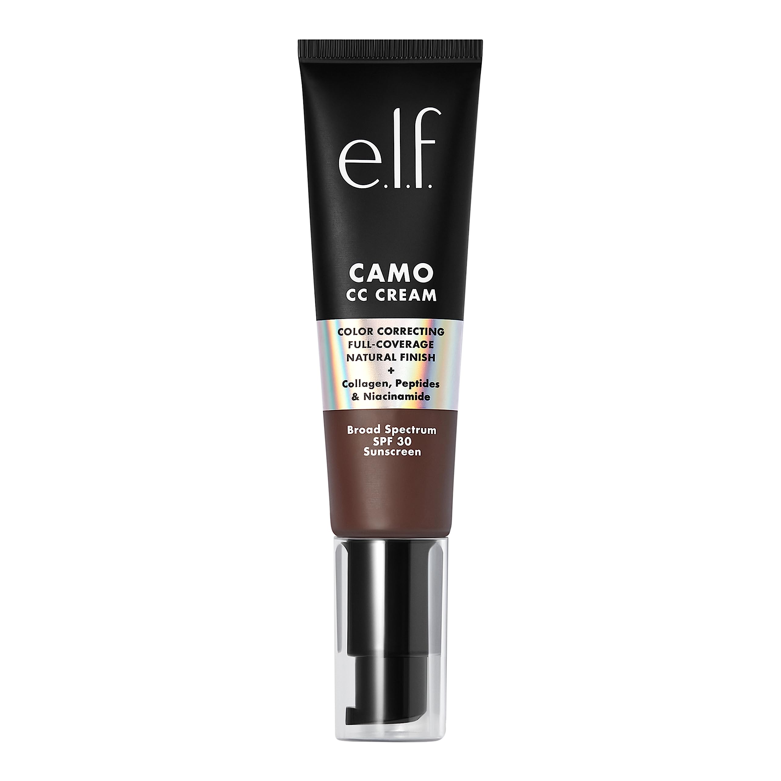 Base Correctora De Color Cc Cream E.l.f. Camo, Spf30, 30 Ml - Venta Internacional.