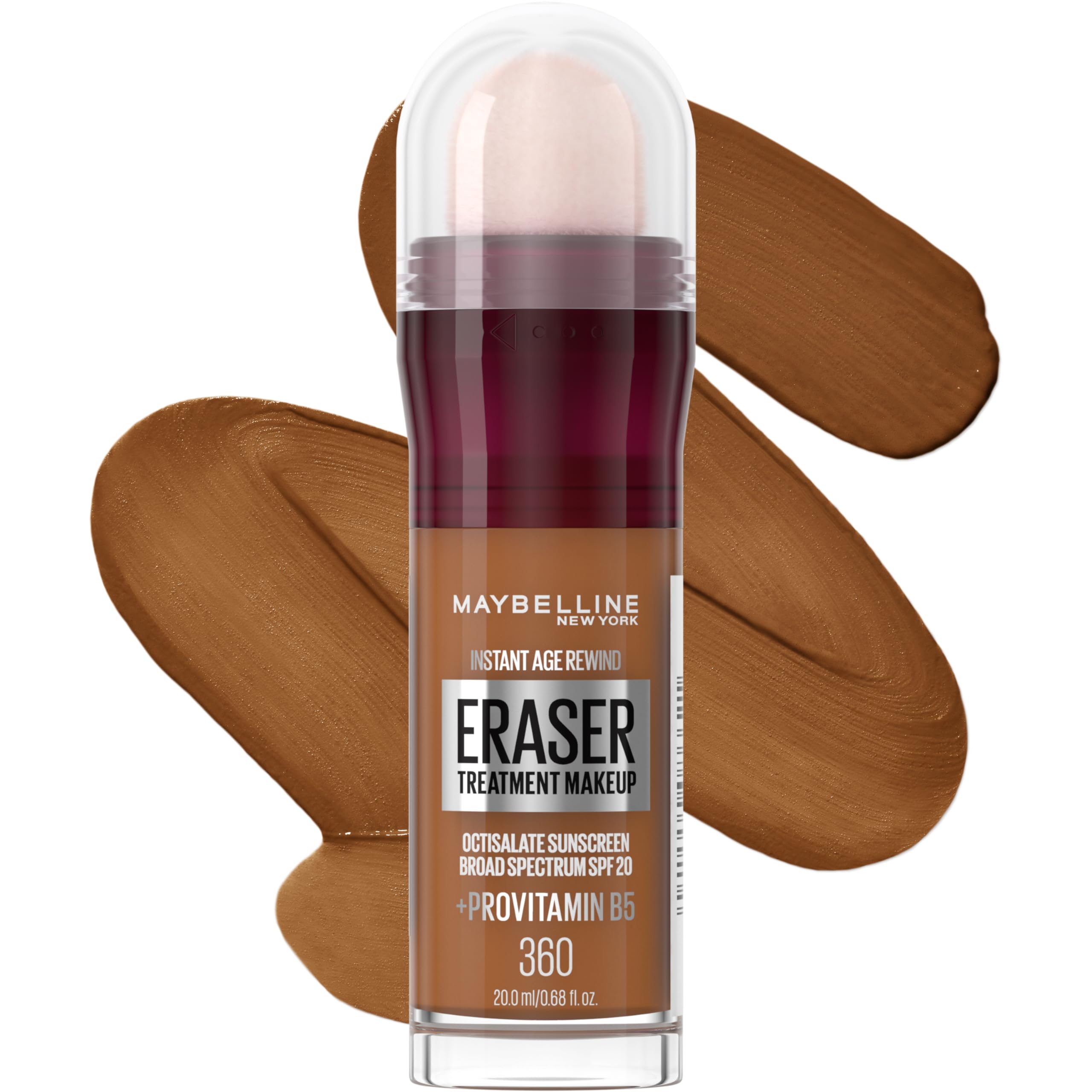 Borrador Foundation Maybelline Instant Age Rewind 360 Spf 20 - Venta Internacional.