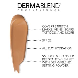 Foto 2 | Maquillaje Para Piernas Y Cuerpo Foundation Dermablend, 40 W, Color Dorado Medio - Venta Internacional.