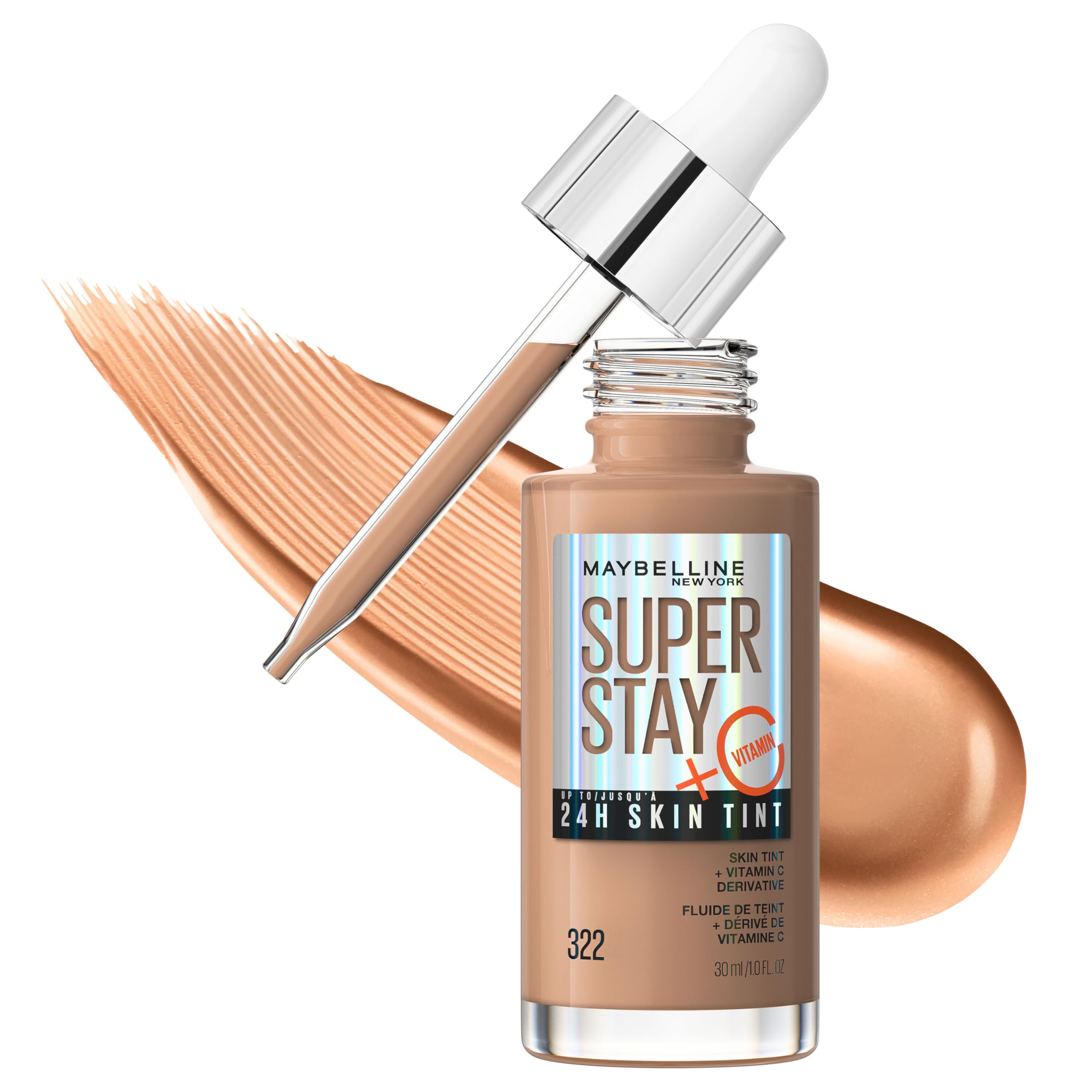 Base De Maquillaje Skin Tint Maybelline Super Stay 24hr 322 - 30 Ml - Venta Internacional.