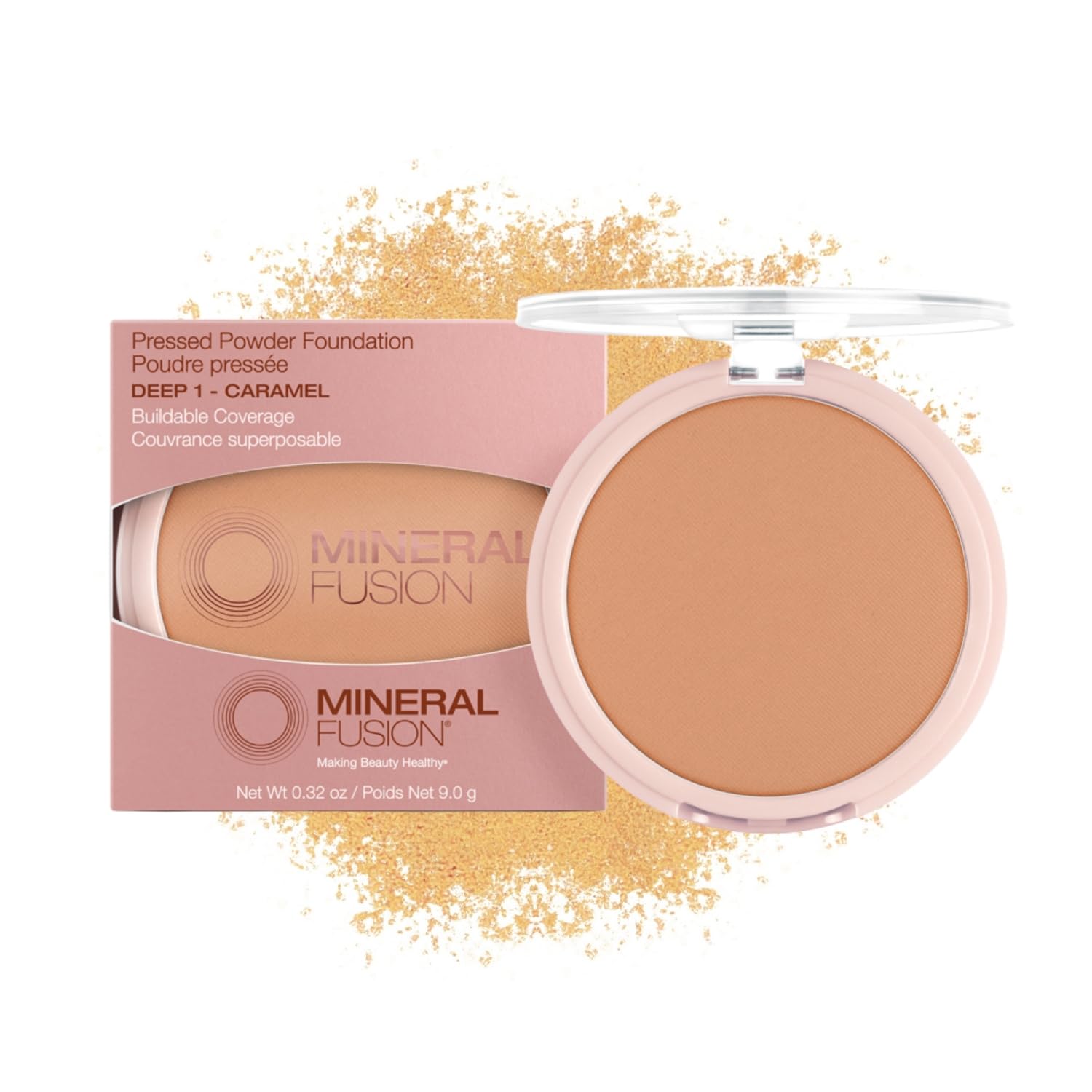 Base De Maquillaje En Polvo Prensado Mineral Fusion Deep 1 9 Ml - Venta Internacional.