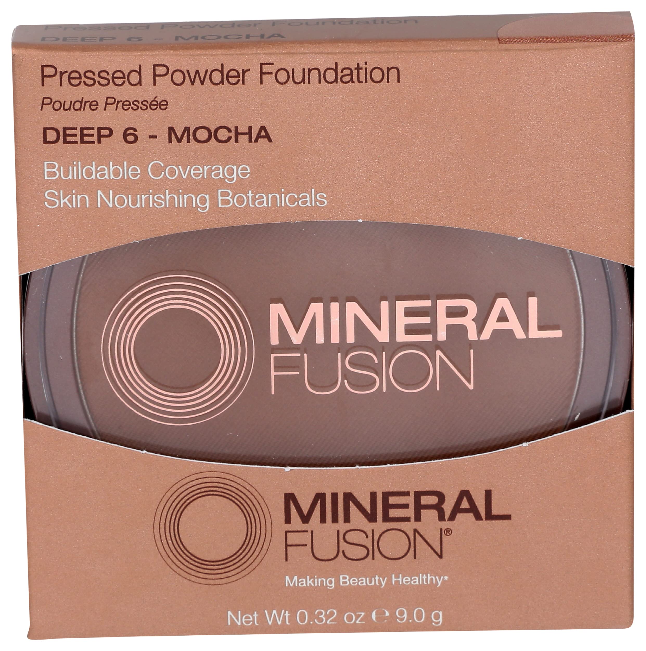 Base De Maquillaje En Polvo Prensado Mineral Fusion Deep 6, 9 Ml - Venta Internacional. $488