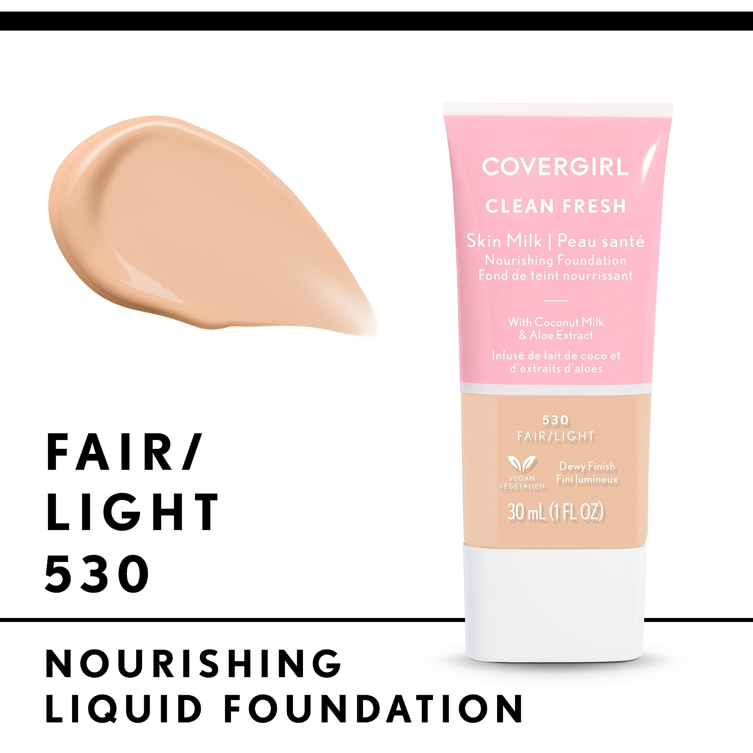 Foto 3 | Base De Maquillaje Covergirl Clean Fresh Skin Milk Fair/light 30 Ml - Venta Internacional.