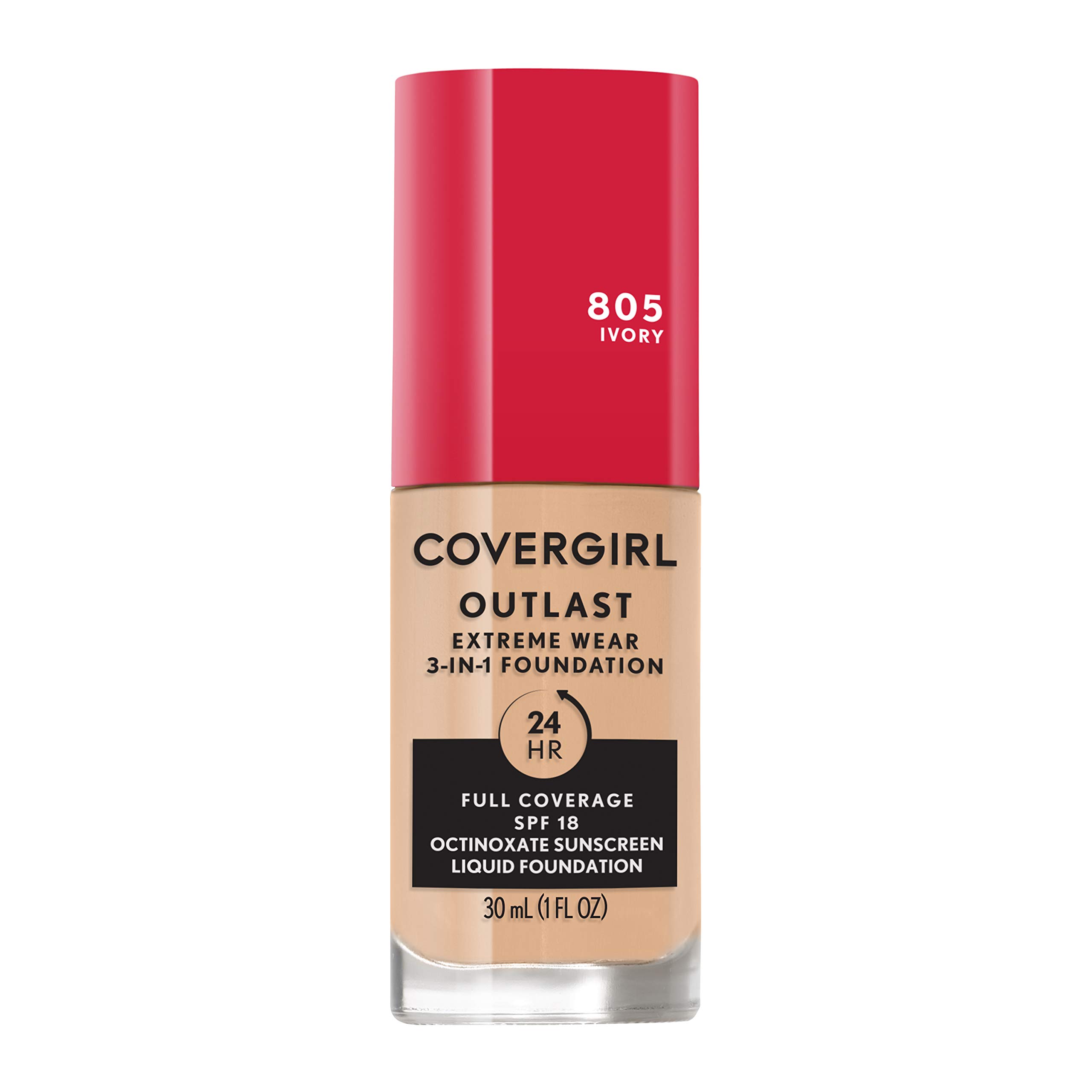 Base De Maquillaje Líquida Covergirl Outlast Extreme Wear Ivory 30 Ml - Venta Internacional.