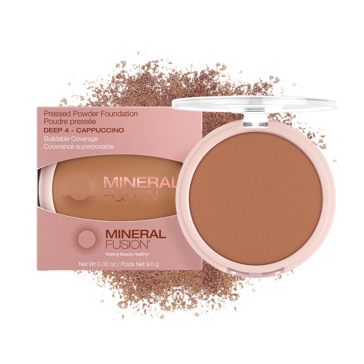Base De Maquillaje En Polvo Prensado Mineral Fusion Deep 4 9 Ml - Venta Internacional.