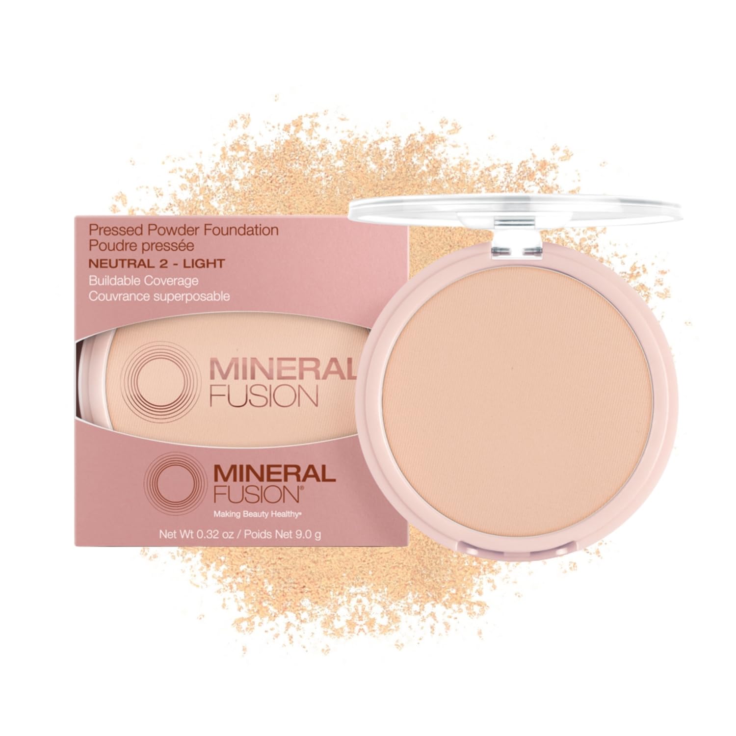 Base De Maquillaje En Polvo Prensado Mineral Fusion Neutral 2 9 Ml - Venta Internacional.