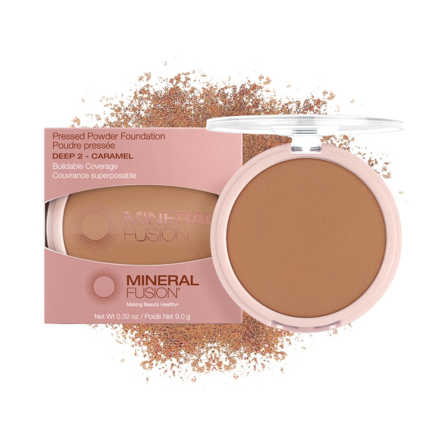 Base De Maquillaje En Polvo Prensado Mineral Fusion Deep 2, 9 Ml - Venta Internacional.