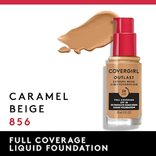Foto 3 | Base De Maquillaje Líquida Covergirl Outlast Extreme Wear Spf18 30 Ml - Venta Internacional.