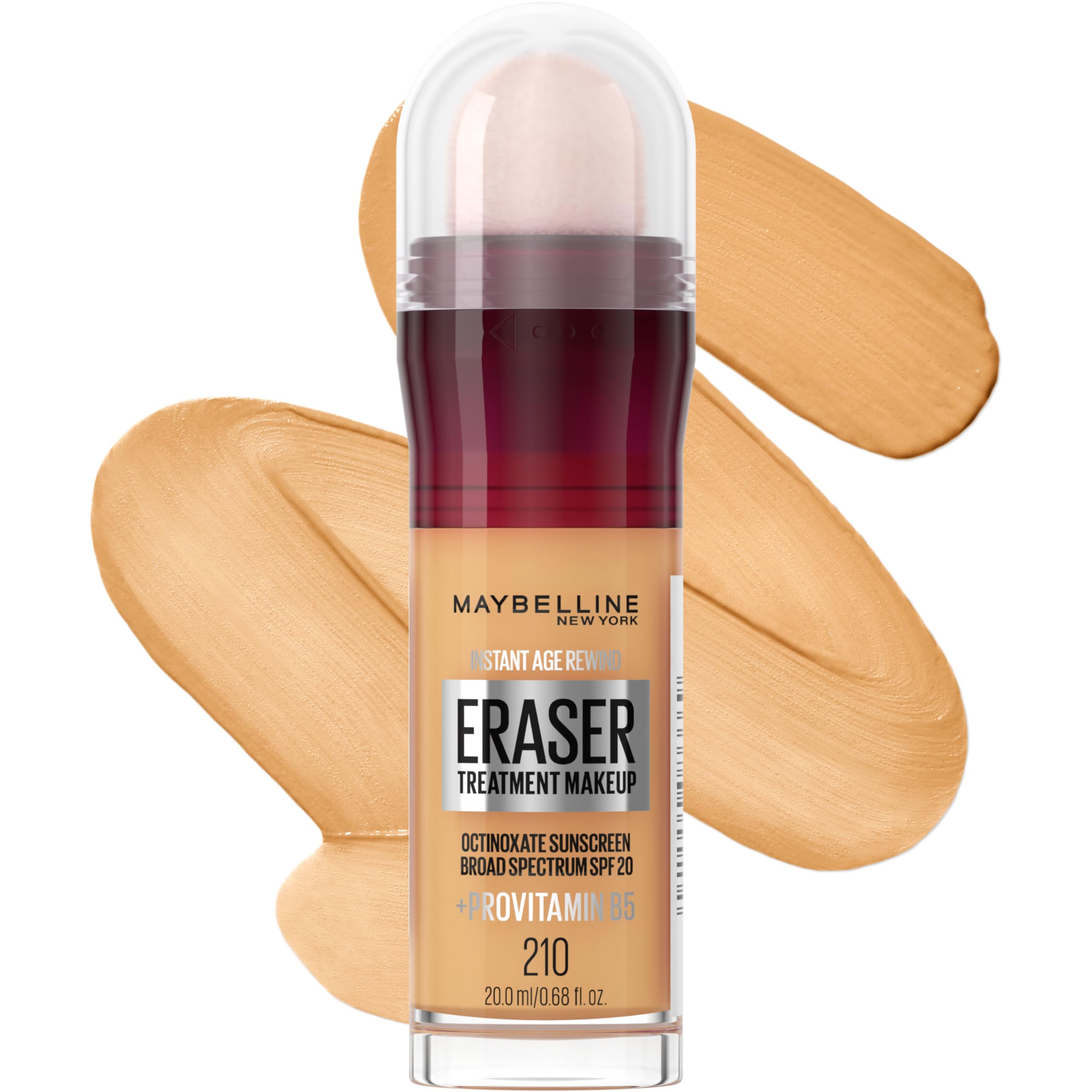 Foto 2 pulgar | Borrador Foundation Maybelline Instant Age Rewind 210 Con Spf 20 - Venta Internacional.