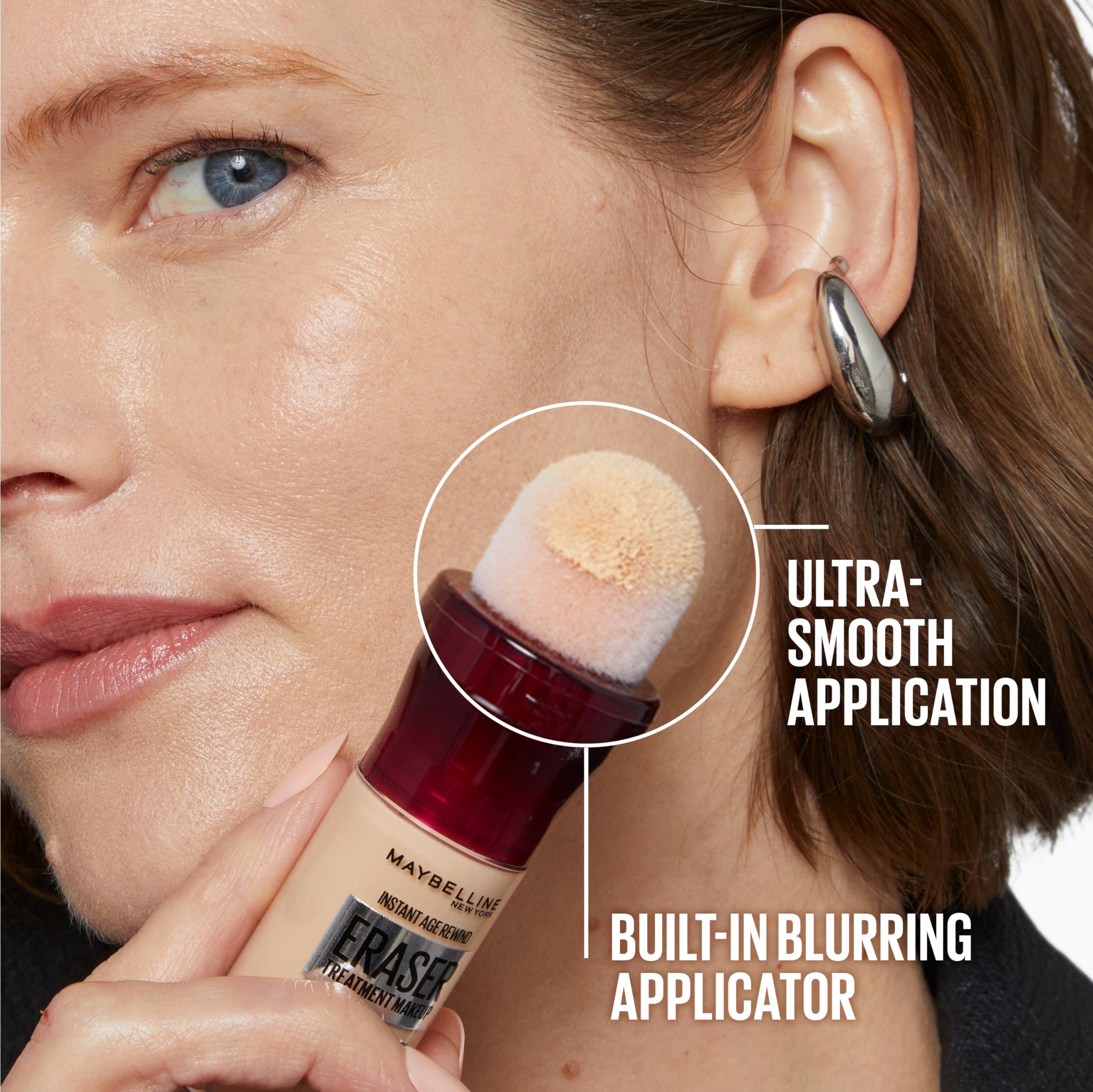 Foto 7 pulgar | Borrador Foundation Maybelline Instant Age Rewind 210 Con Spf 20 - Venta Internacional.