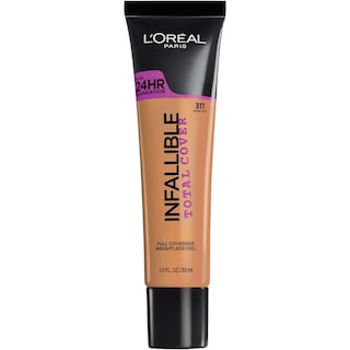 Foto 1 | Foundation L'oréal Paris Infallible Total Cover Creme Café, 30 Ml - Venta Internacional.