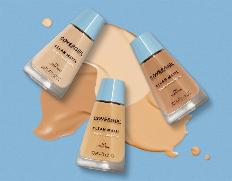 Foto 7 | Base De Maquillaje Líquida Covergirl Clean Matte Deep Golden 570 30 Ml - Venta Internacional.