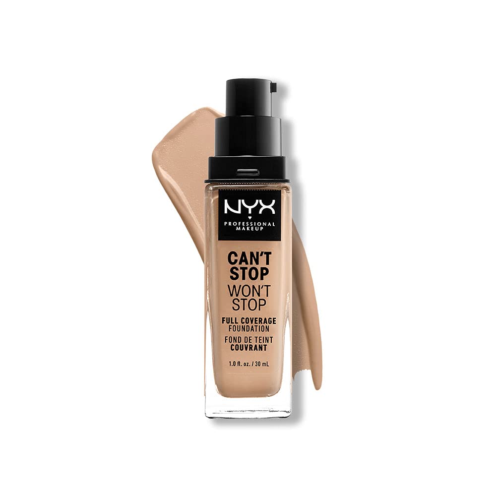 Foundation Nyx Professional Makeup Can't Stop Won't Stop - Venta Internacional.