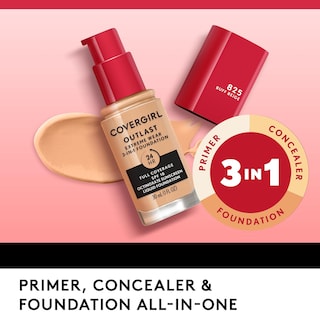 Foto 4 | Base De Maquillaje Líquida Covergirl Outlast Extreme Wear Spf 18 30 Ml - Venta Internacional.