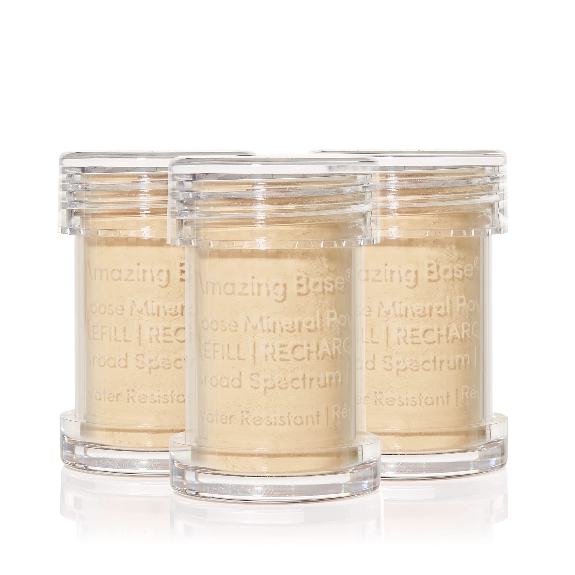 Recarga Jane Iredale Amazing Base Warm Silk, 7,7 Ml, Spf20 - Venta Internacional.