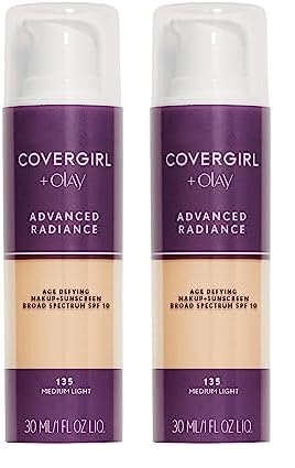 Foto 2 pulgar | Base Covergirl Advanced Radiance Antienvejecimiento 30 Ml X2 - Venta Internacional.