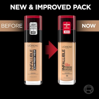 Foto 2 | Base L'oreal Paris Infallible Hasta 32 Horas, 30 Ml 530, Color Ámbar Oscuro - Venta Internacional.