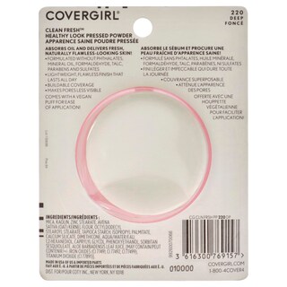 Foto 2 | Polvo Covergirl Clean Fresh Pressed 220 Deep 10 G - Venta Internacional.