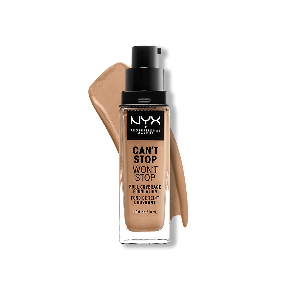 Foundation Nyx Professional Makeup Can't Stop Won't Stop - Venta Internacional.