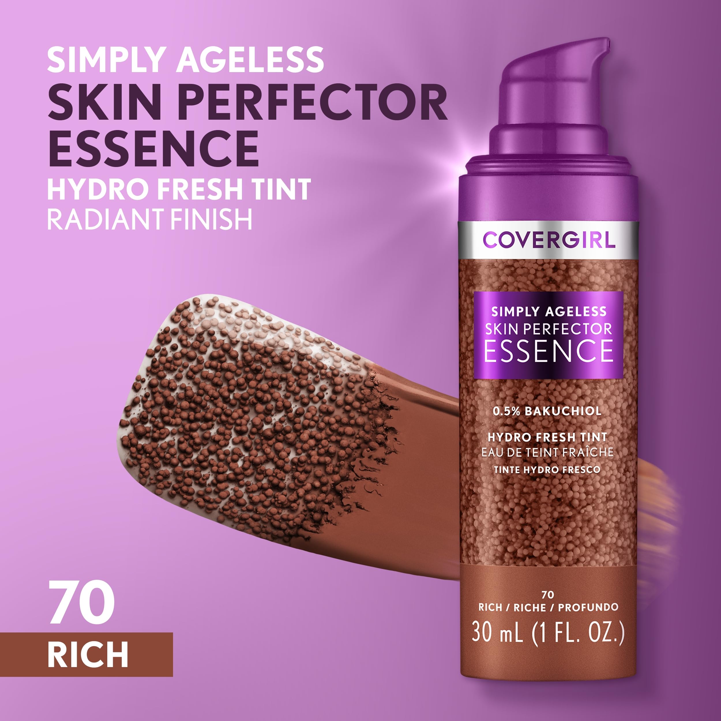 Foto 2 | Base De Maquillaje Covergirl Simply Ageless Skin Perfector 70 Rich 30 Ml - Venta Internacional.