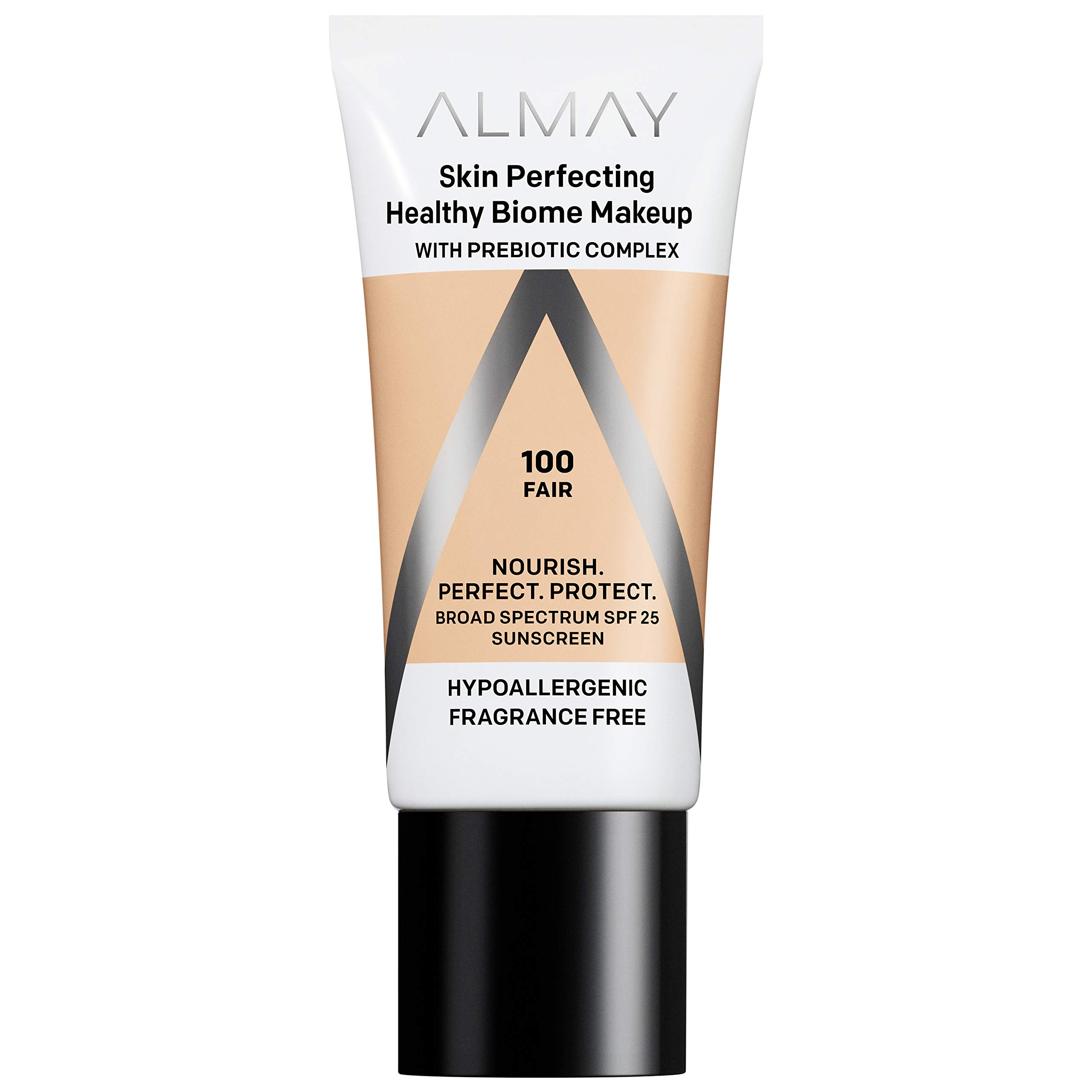 Base Almay Para El Perfeccionamiento De La Piel Y El Bioma Sano, Spf 25, 30 Ml - Venta Internacional.