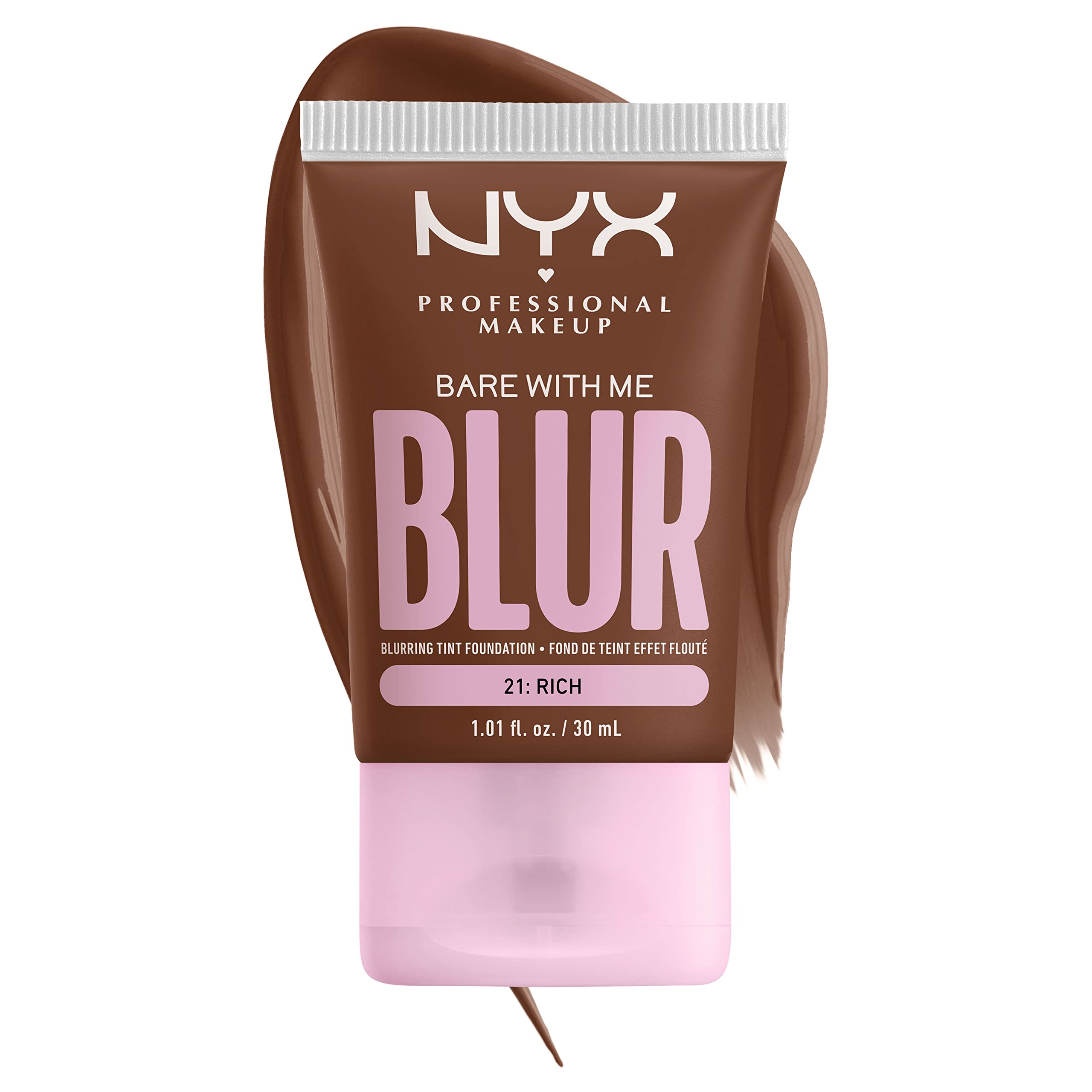 Foto 8 pulgar | Base Nyx Professional Makeup Bare With Me Blur Skin Tint - Venta Internacional.