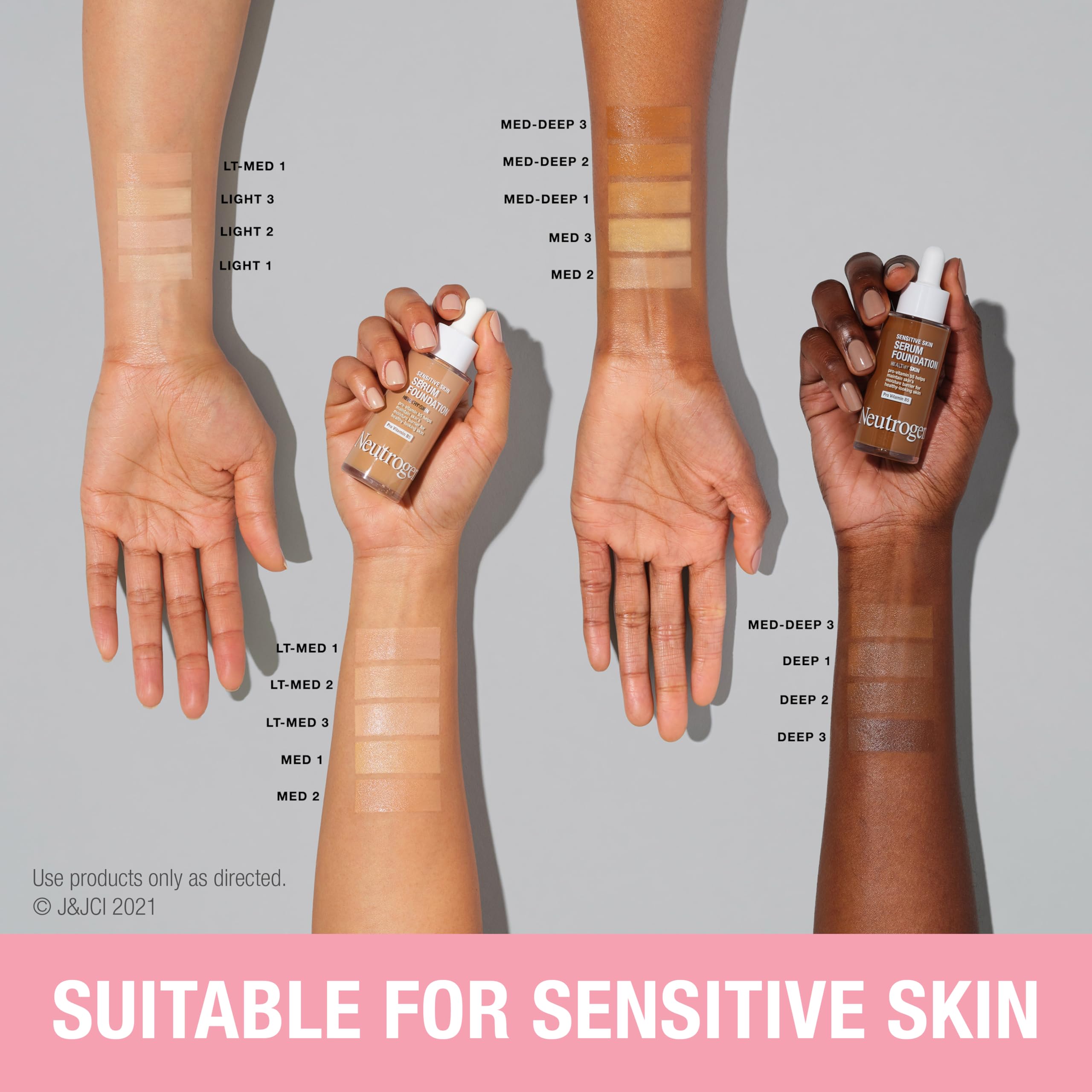 Foto 2 | Sérum Foundation Neutrogena Healthy Skin Medium/deep 02 30 Ml - Venta Internacional.