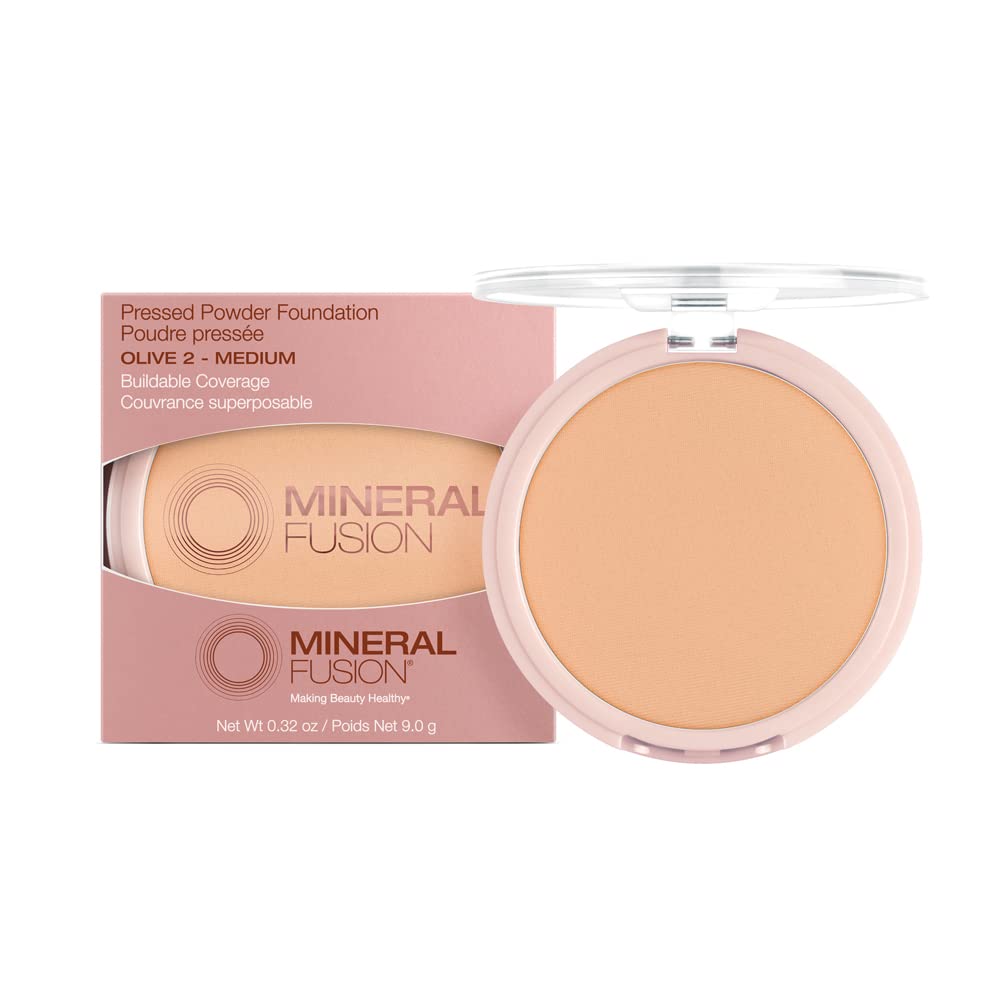 Base De Maquillaje En Polvo Prensado Mineral Fusion Olive 12 9 Ml - Venta Internacional.