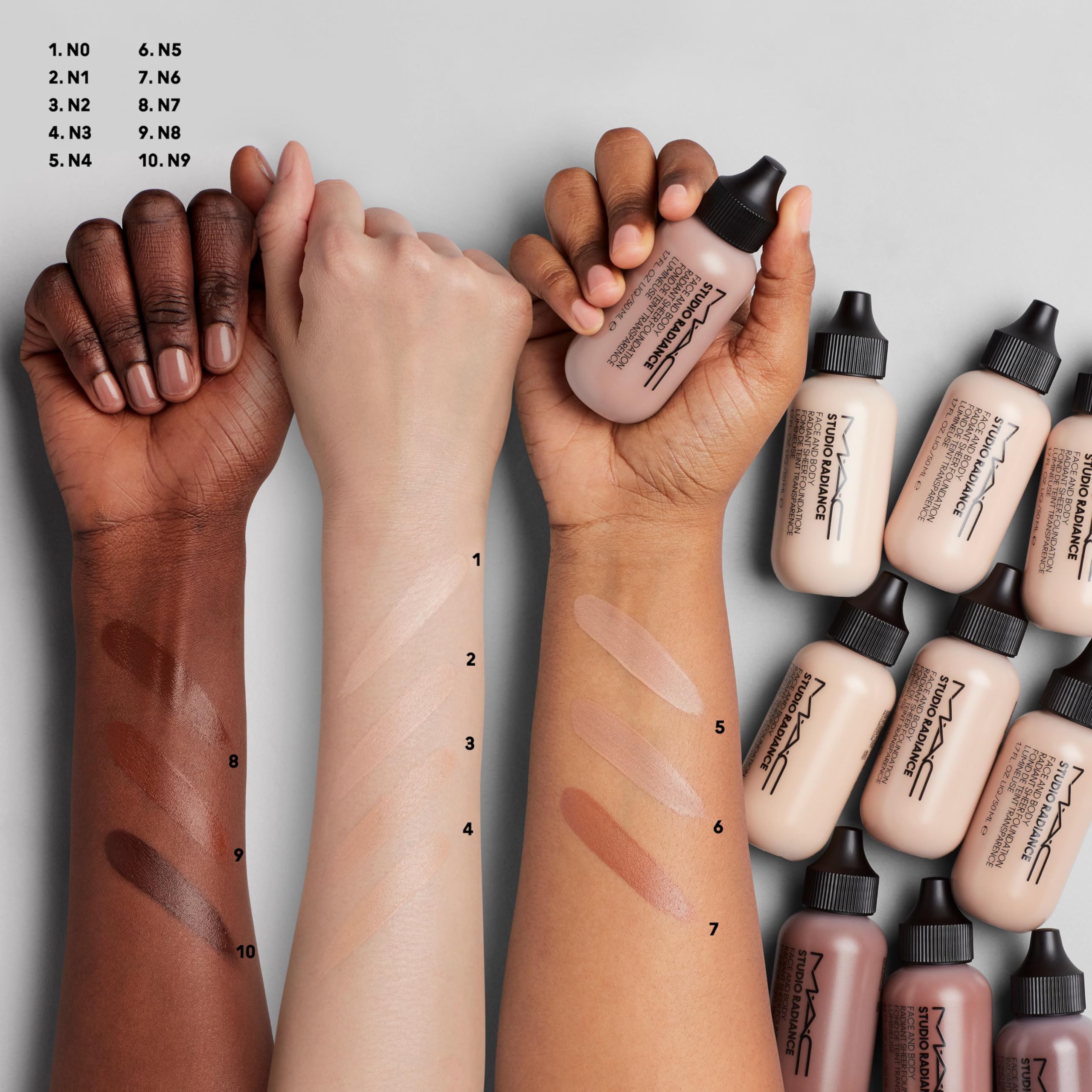 Foto 4 pulgar | Base De Maquillaje M.a.c. Studio Radiance Face & Body N1 50 Ml - Venta Internacional.
