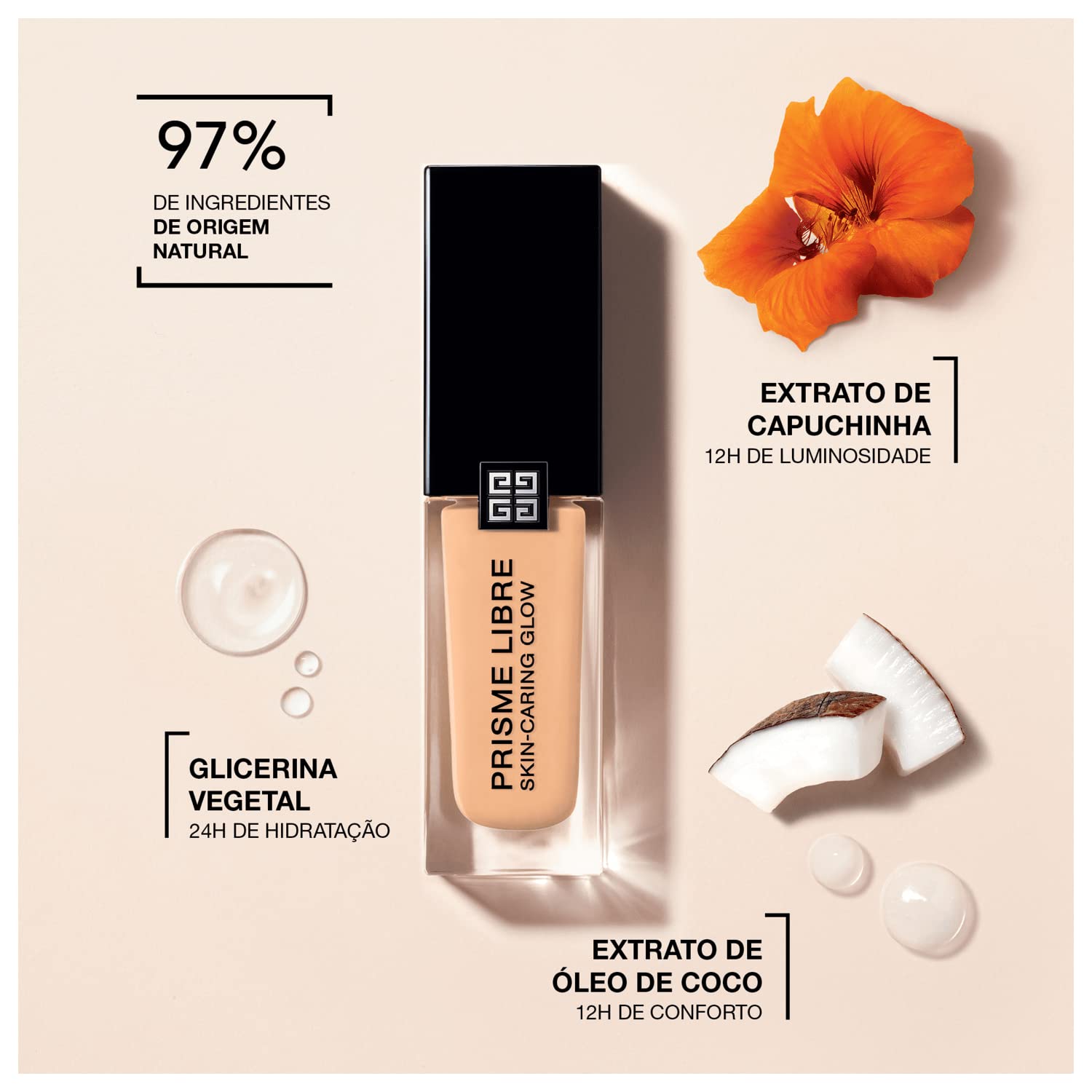 Foto 6 pulgar | Base De Maquillaje Givenchy Prisme Libre Skin-care Glow 30 Ml 5-n34 - Venta Internacional.