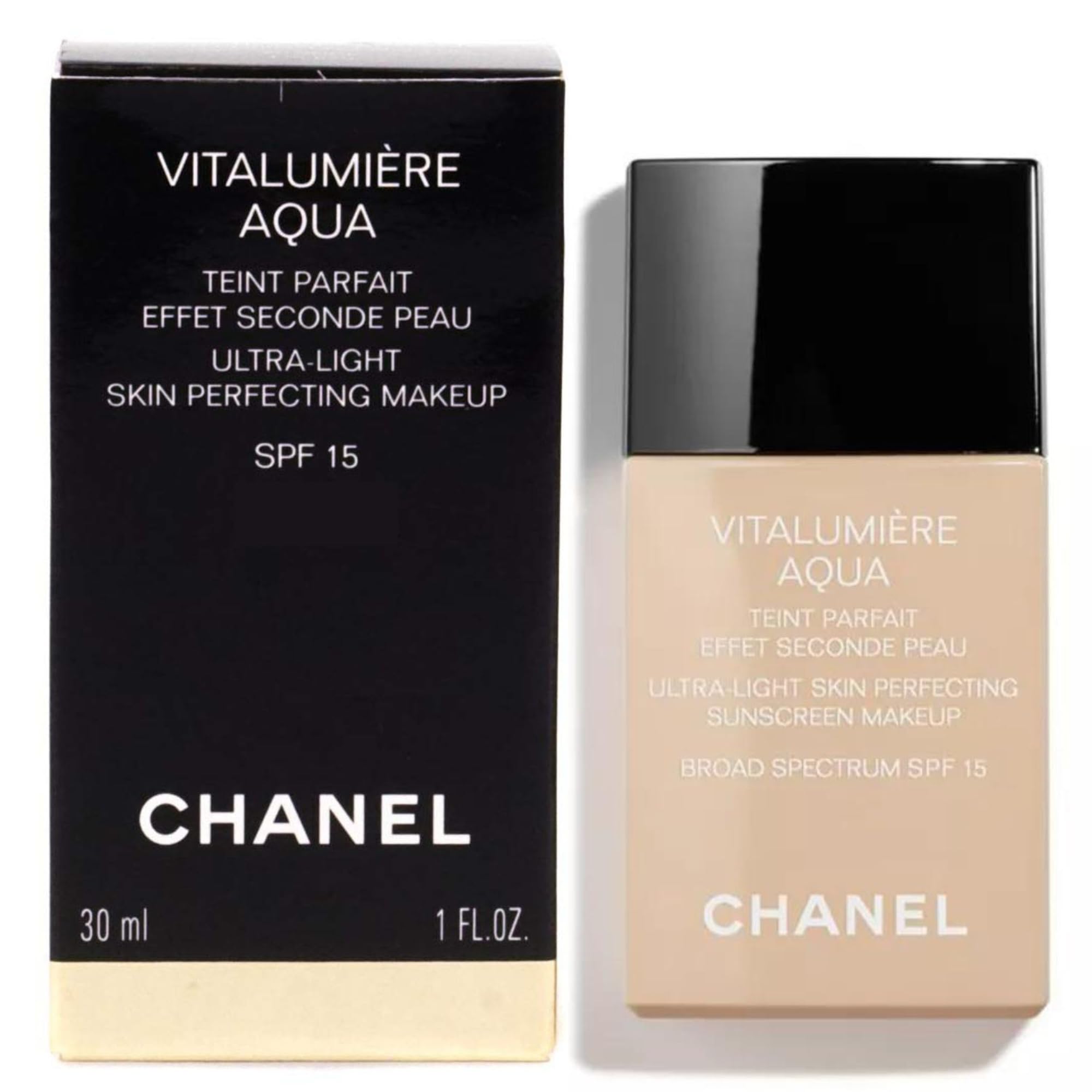 Foto 4 pulgar | Maquillaje Chanel Vitalumiere Aqua Ultraligero Spf 15-40 Beige 30 Ml - Venta Internacional.