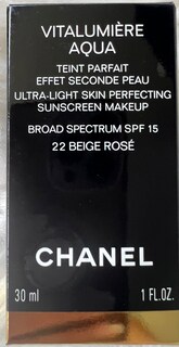 Foto 2 | Maquillaje Chanel Vitalumiere Aqua Ultra Light Skin #22 30ml - Venta Internacional.