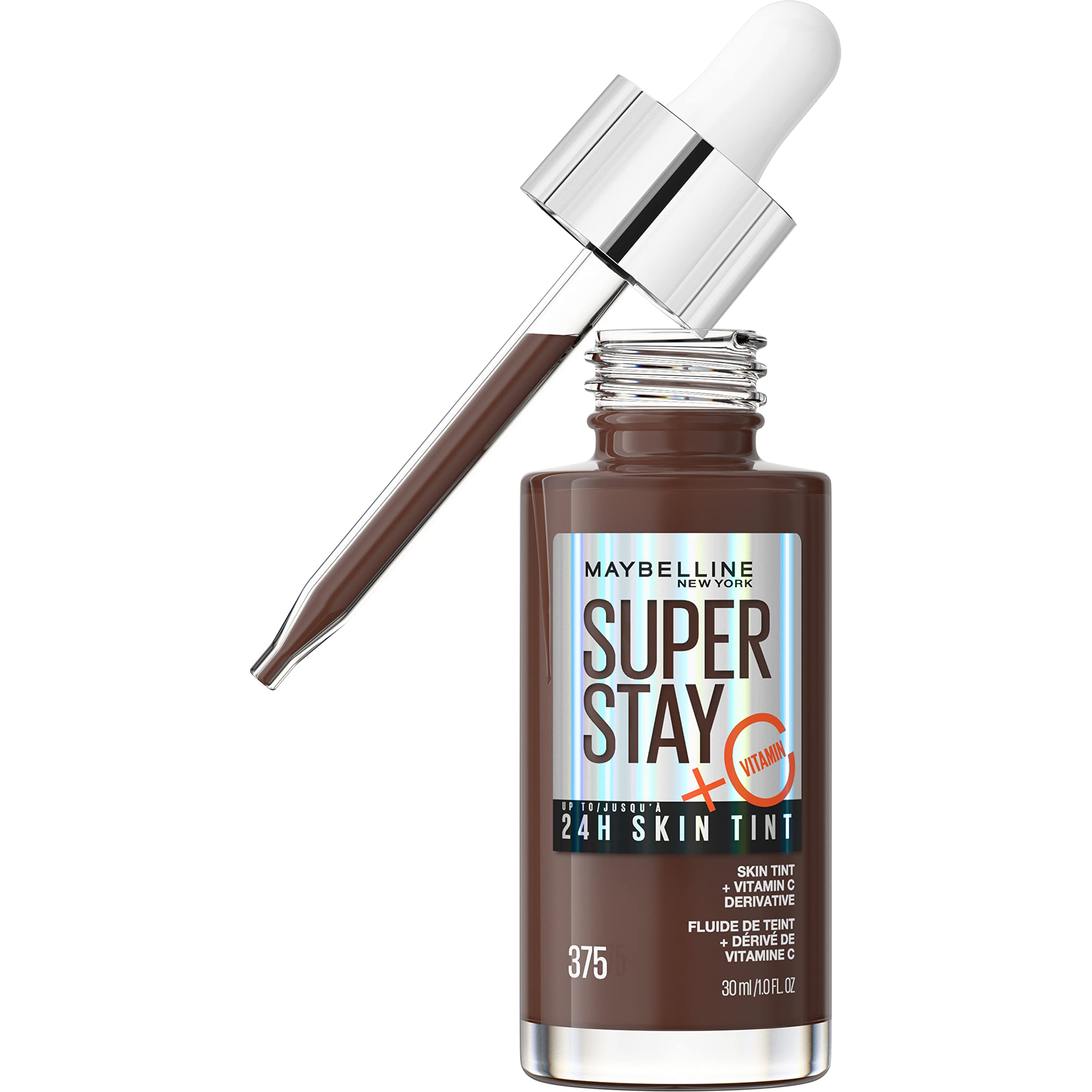 Foto 2 pulgar | Base De Maquillaje Maybelline Super Stay Skin Tint 375 Con Vitamina C - Venta Internacional.