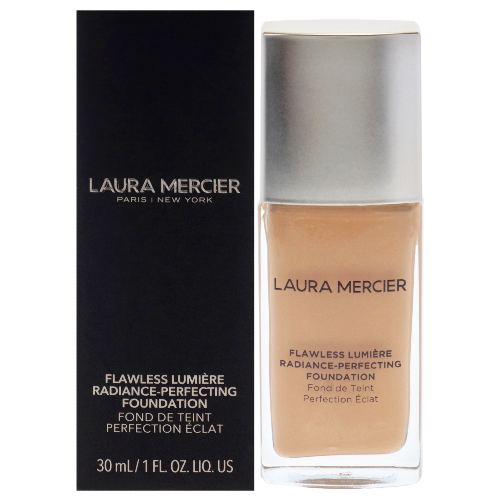 Base líquida luminosa Flawless Lumiere Radiance de Laura Mercier de 2 W - Venta Internacional