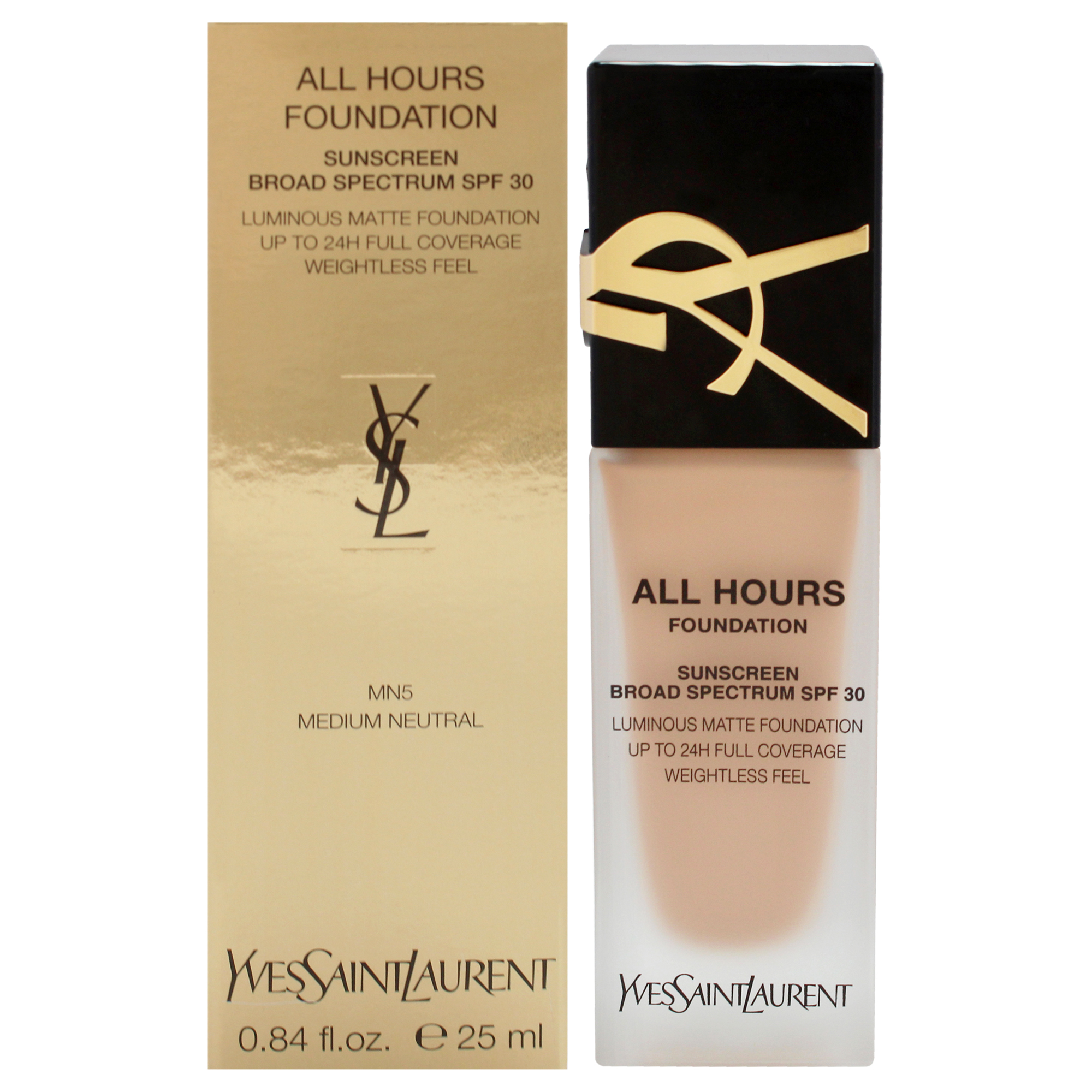 Fundación Yves Saint Laurent All Hours Spf 30 Mn5 Medium - Venta Internacional.