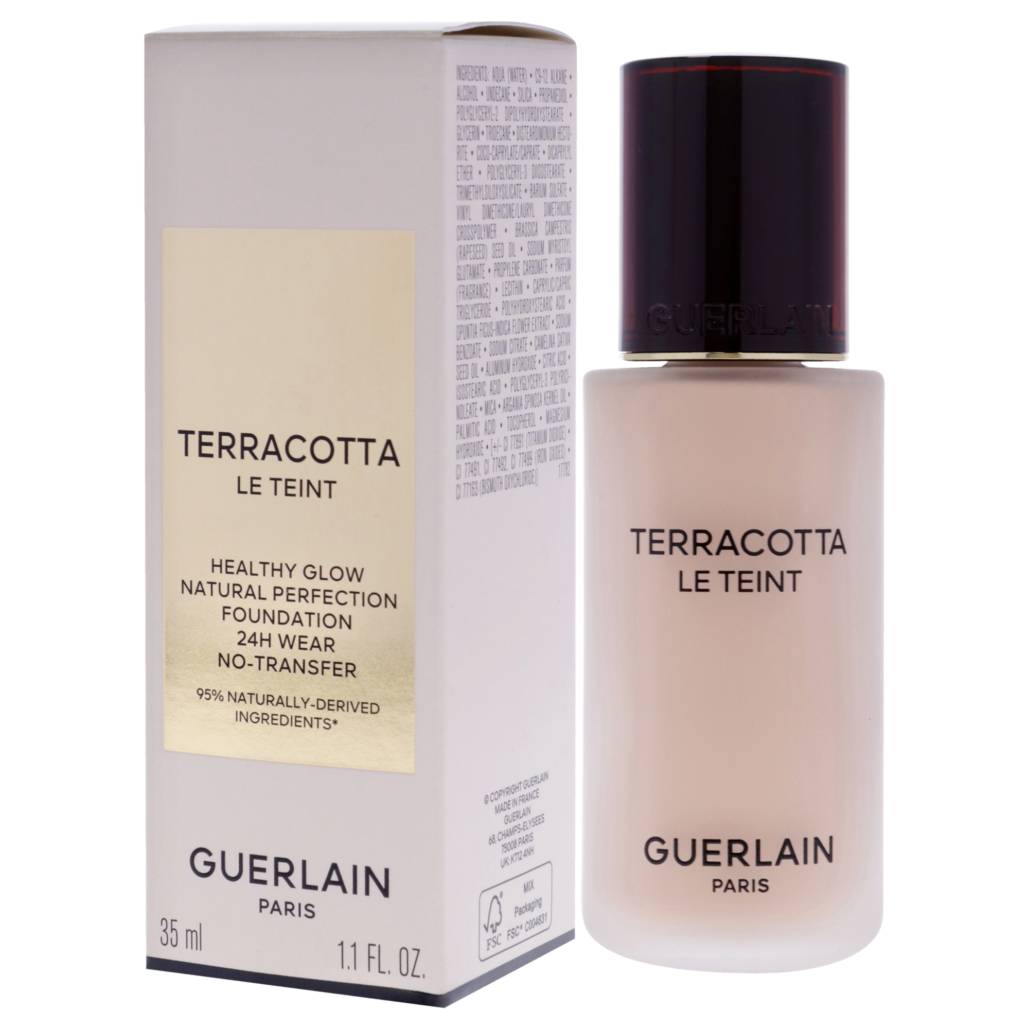Foto 5 pulgar | Fundación Guerlain Terracotta Transfer 1c Cool, 30 Ml, Para Mujer - Venta Internacional.