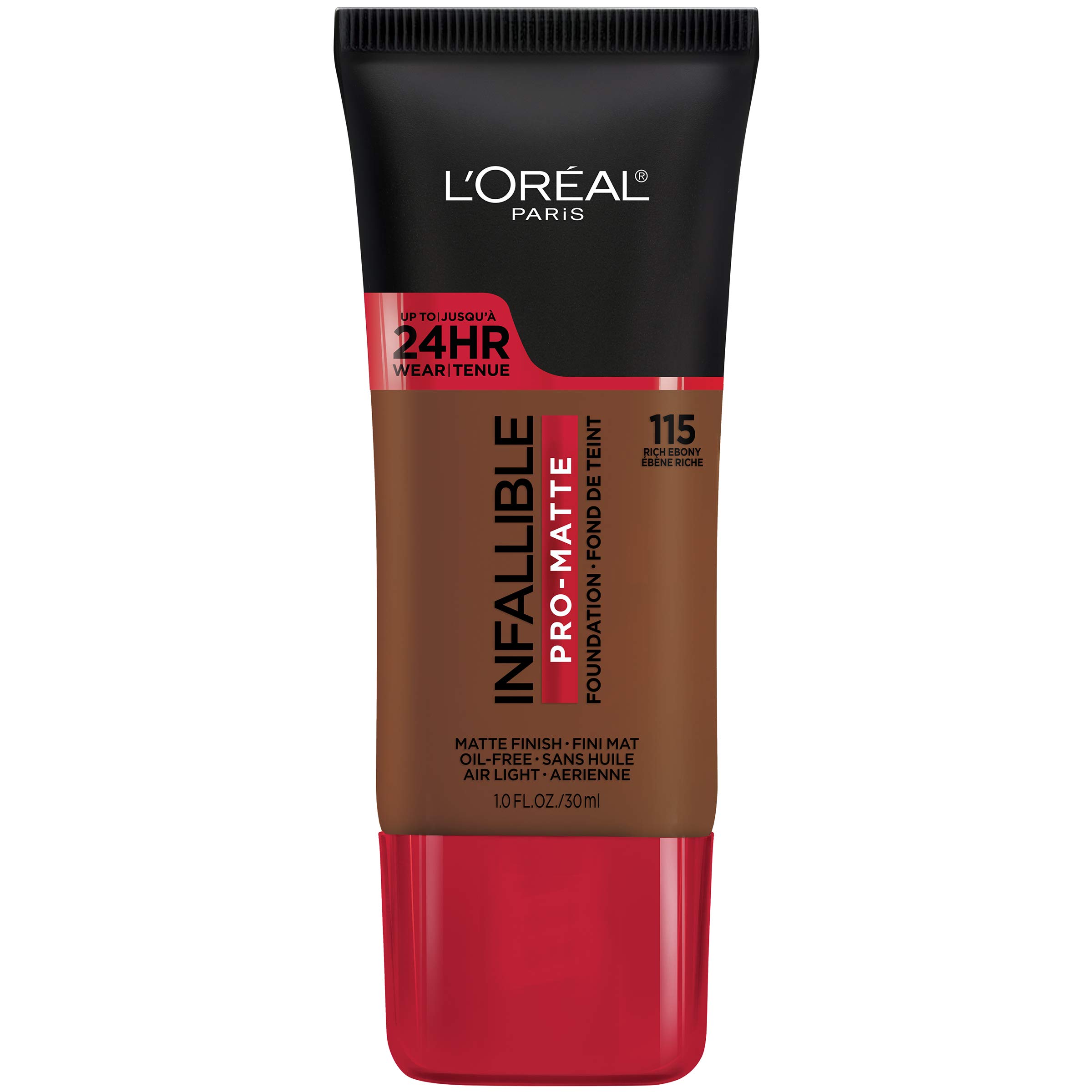 Foto 2 pulgar | Base De Maquillaje L'oreal Paris Infallible Pro-matte Rich Ebony 30 Ml - Venta Internacional.