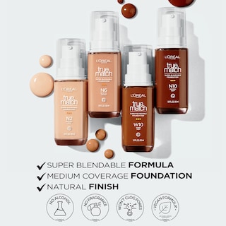 Foto 4 | Base de Maquillaje L'Oréal Paris True Match W8 Medium Deep 30 ml-Venta Internacional