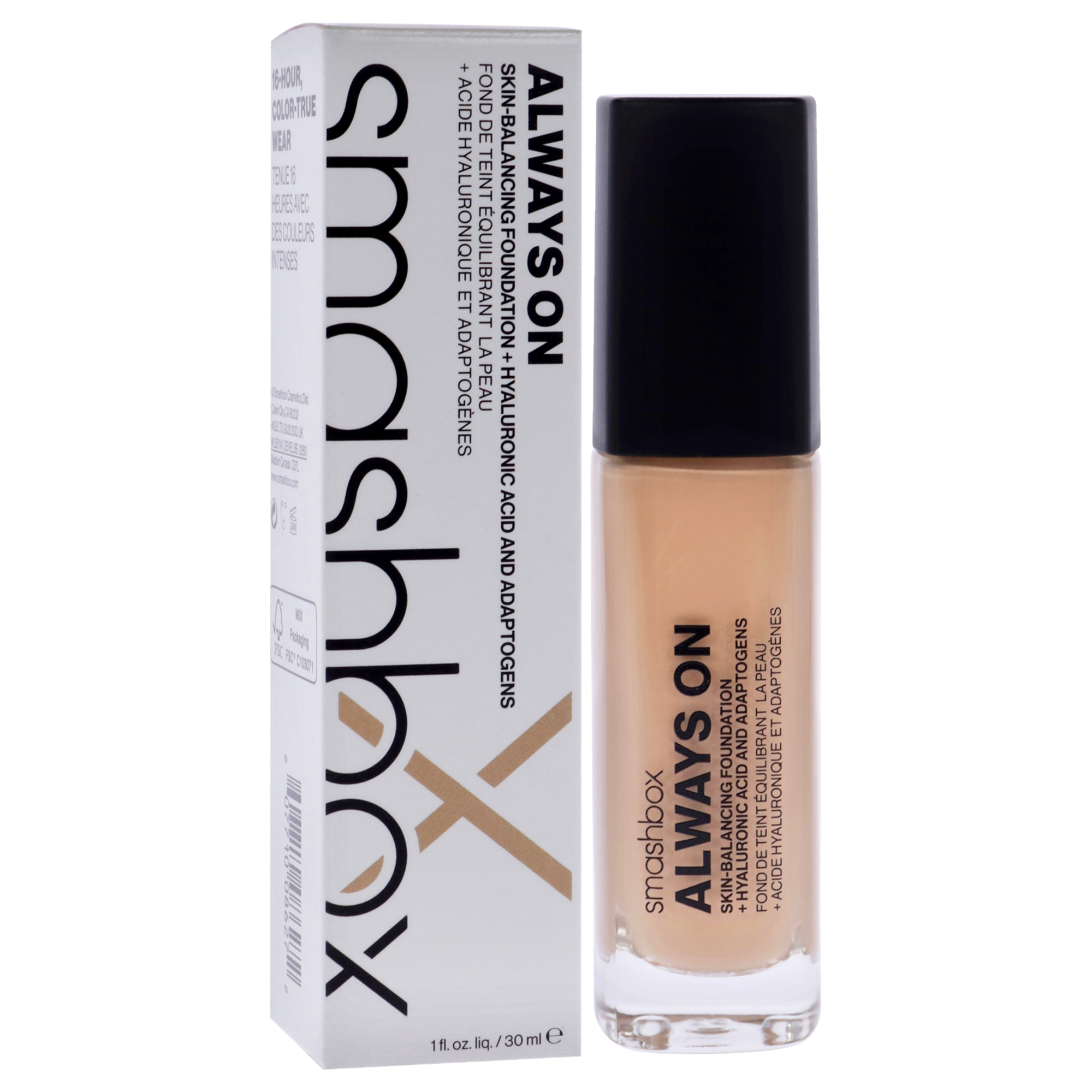 Foto 3 pulgar | Fundación Smashbox Always On Skin Balancing L20-n para Mujer - Venta Internacional