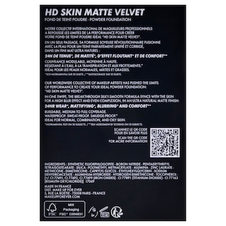 Foto 7 | Base De Maquillaje En Polvo Make Up For Ever Hd Skin Matte 2y20 Warm N - Venta Internacional.