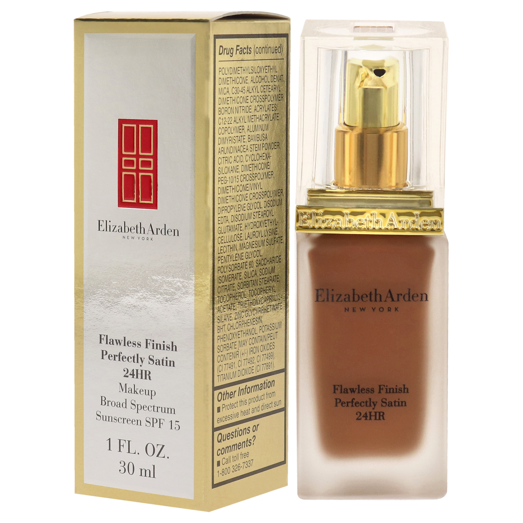 Foto 4 | Maquillaje Elizabeth Arden Con Acabado Impecable Satinado 24 Horas - Venta Internacional.