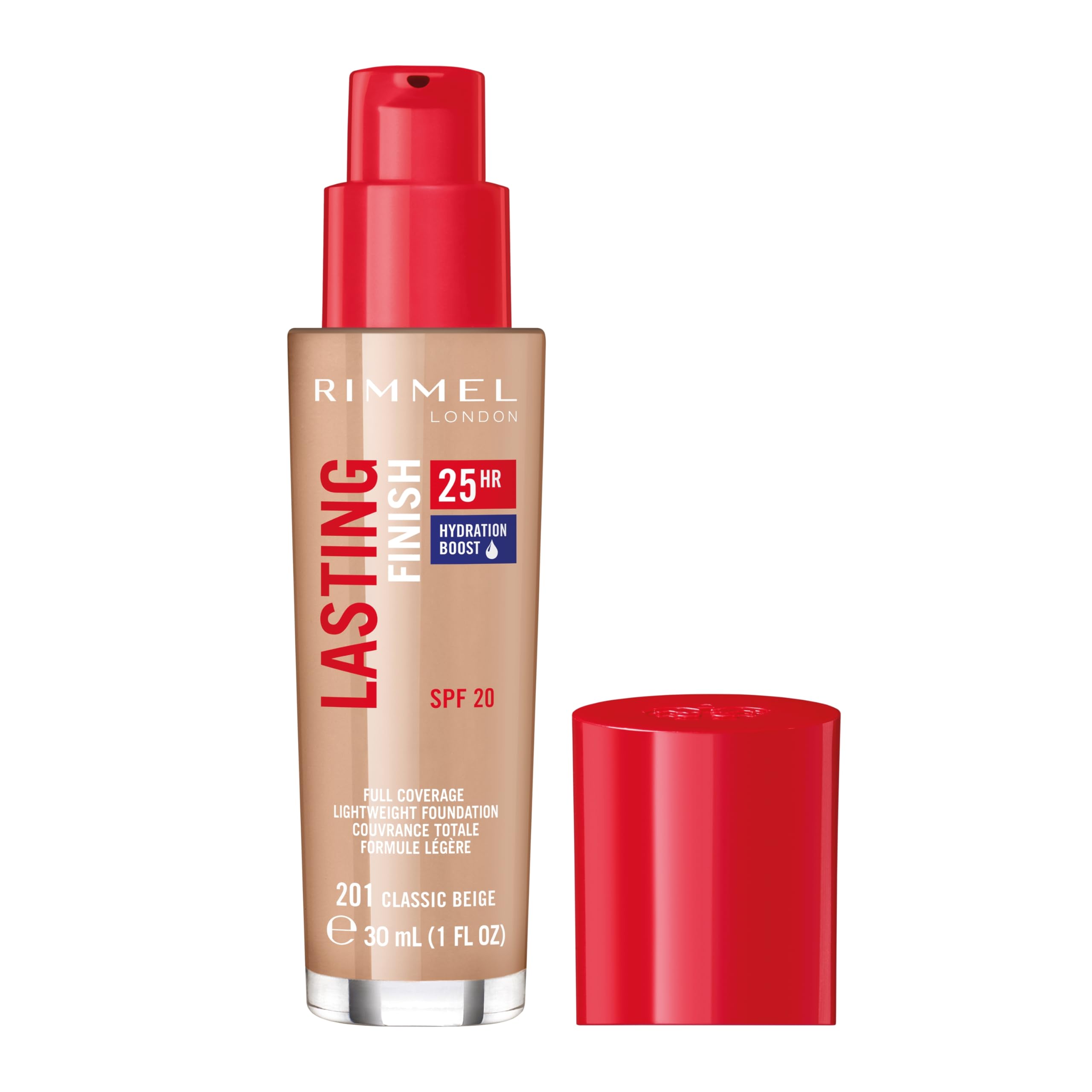 Foto 2 | Foundation Rimmel London Lasting Finish 25hr 201 Classic Beige - Venta Internacional.