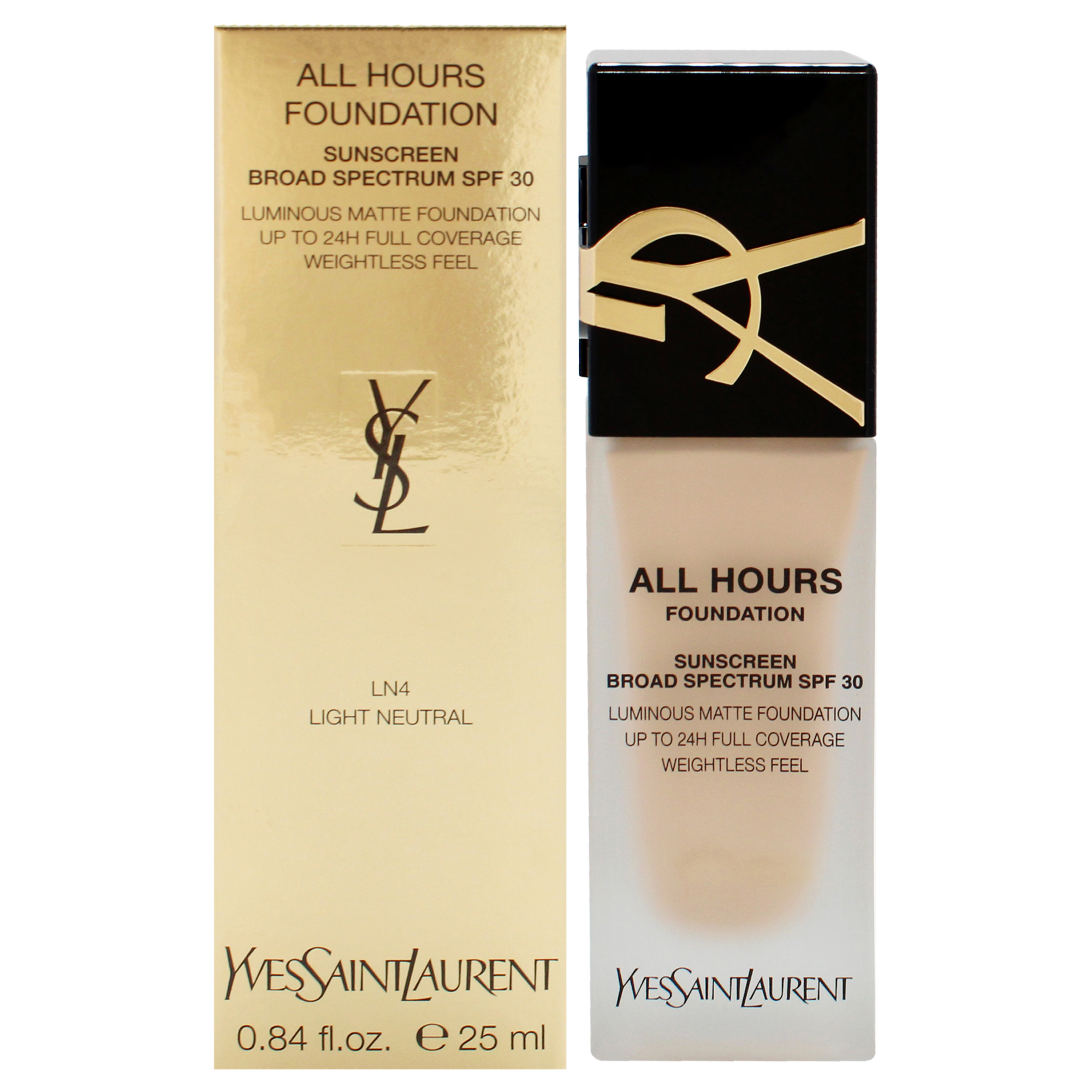 Foto 2 pulgar | Fundación Yves Saint Laurent All Hours Spf 30 Ln4 Light Neu - Venta Internacional.