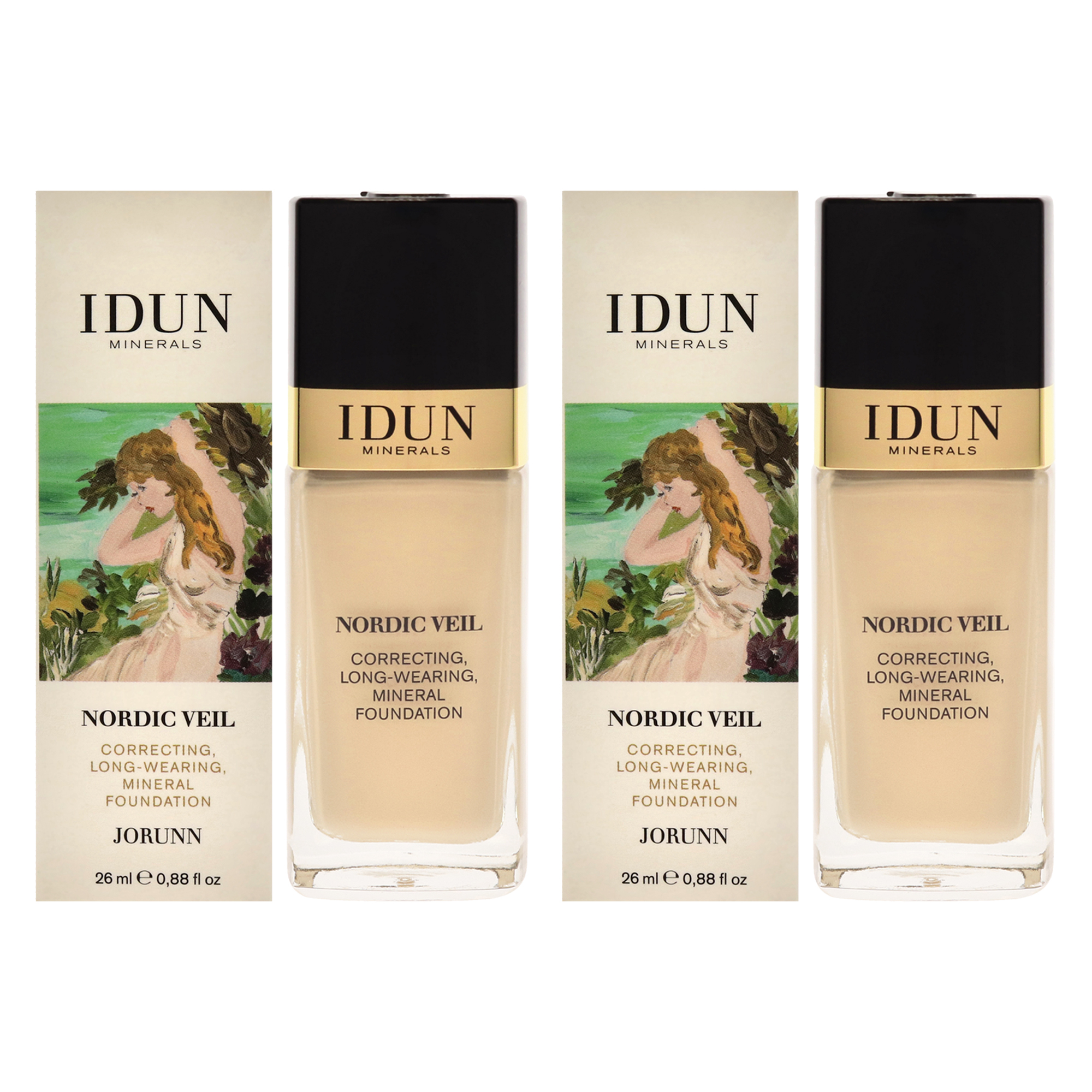 Foto 2 pulgar | Base De Maquillaje Líquida Idun Minerals Nordic Veil 301 Jorunn 26 Ml - Venta Internacional.