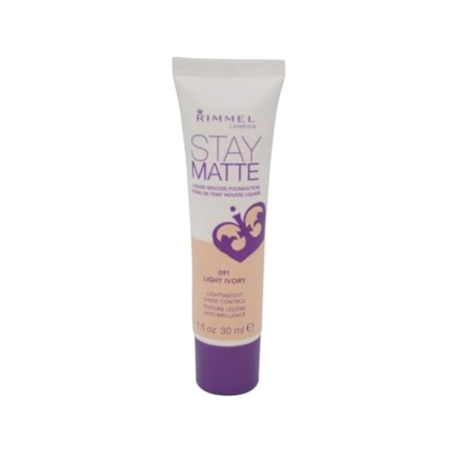 Foto 2 pulgar | Mousse Líquida Foundation Rimmel London Stay Matte 010 Light - Venta Internacional.