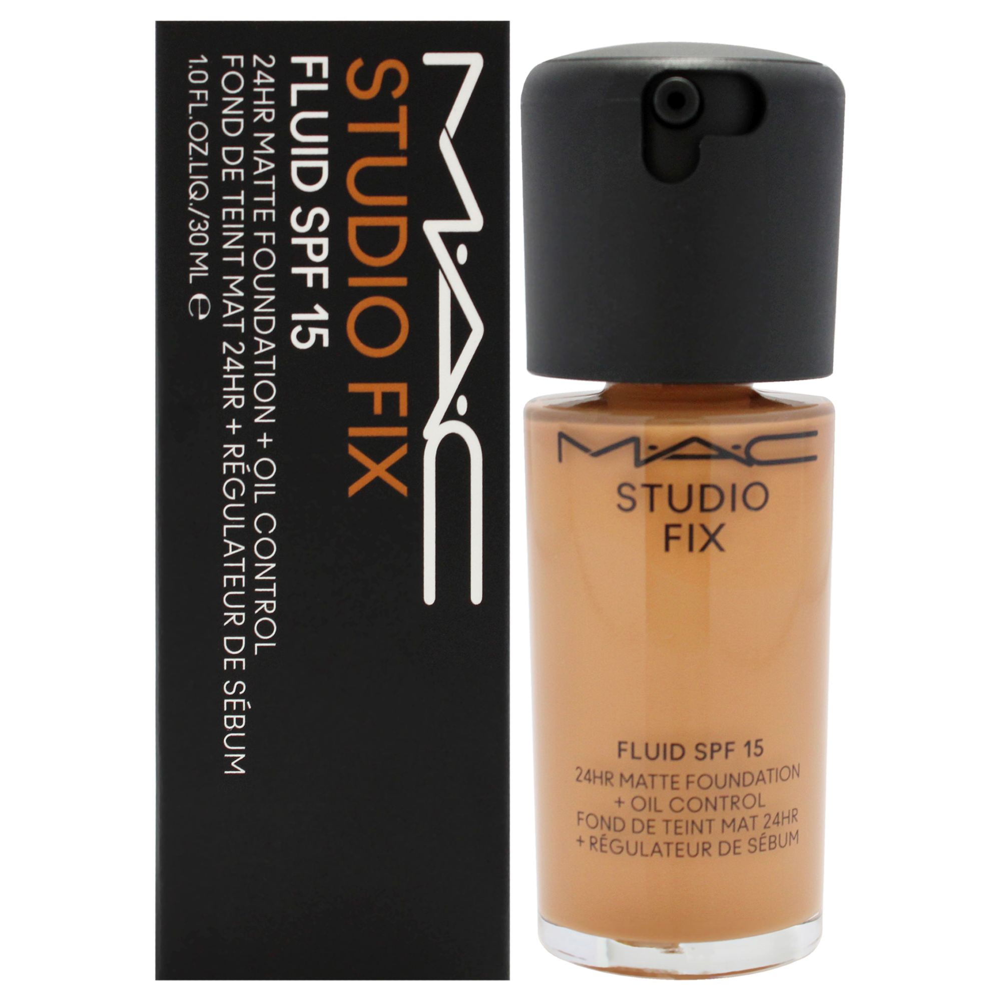 Foto 2 pulgar | Base Mac Studio Fix Fluid Spf 15, 24 Horas, Mate, Nc45, 30 Ml - Venta Internacional.